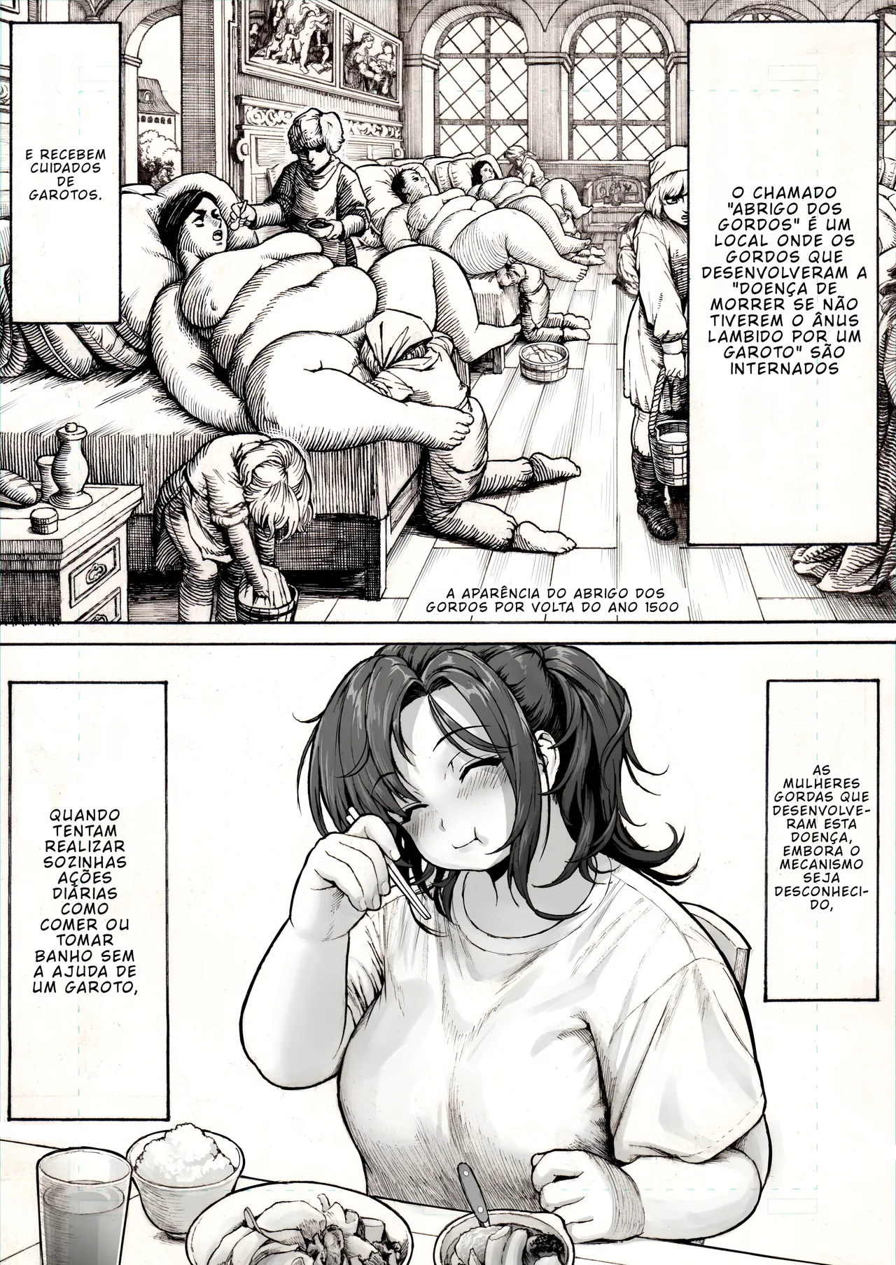 [Herohero Hospital (Herohero Tom)] Debu no Ketsuana Nameru dake no Kantan na Oshigoto [TRADUZIDO PT-BR] numero di immagine  5