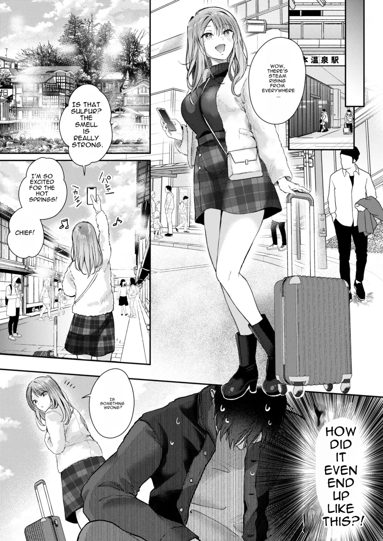 [ENJI (Gen)] A Day Off Getting Milked Dry at a Hot Spring by the Subordinate I Thought Was Innocent [English][MTL] 图片编号 9