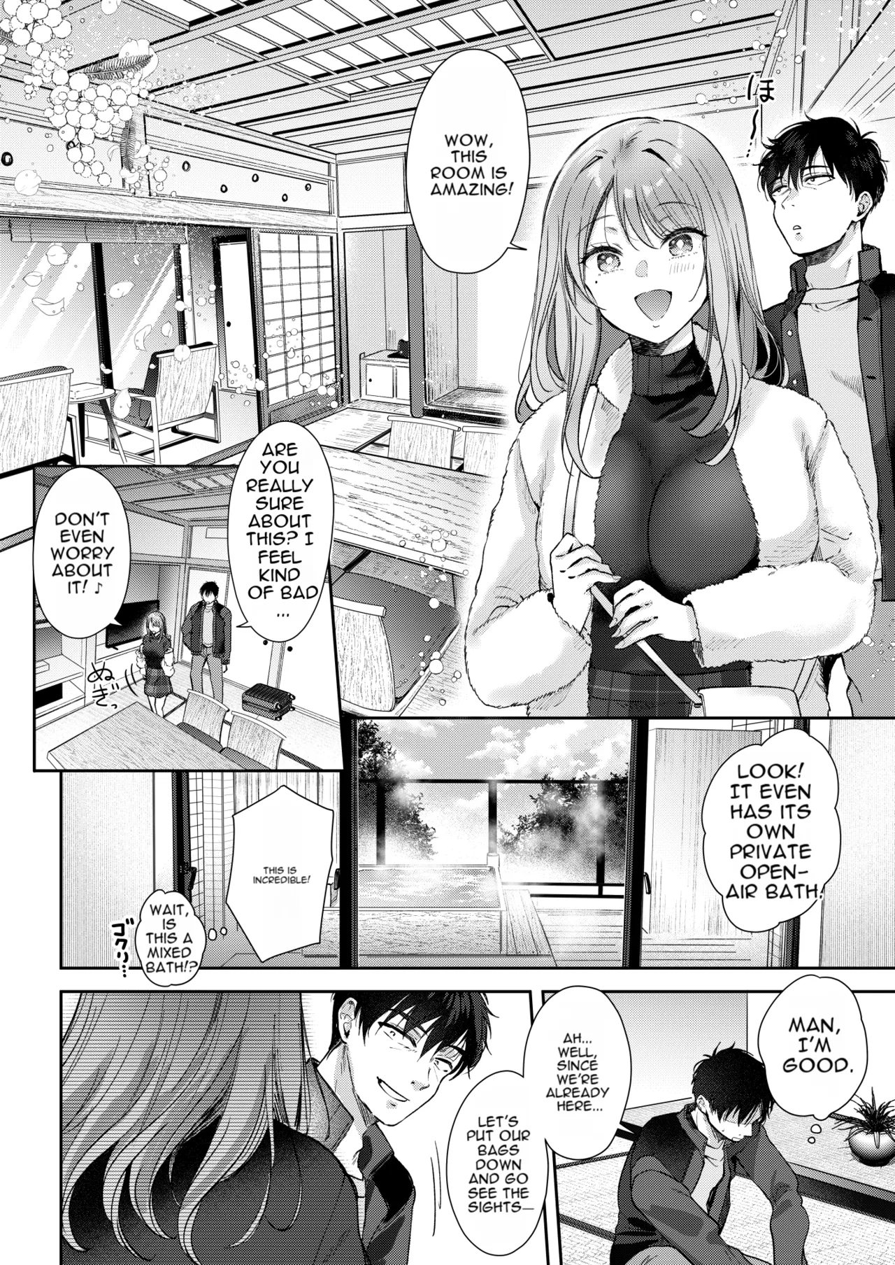 [ENJI (Gen)] A Day Off Getting Milked Dry at a Hot Spring by the Subordinate I Thought Was Innocent [English][MTL] 图片编号 12