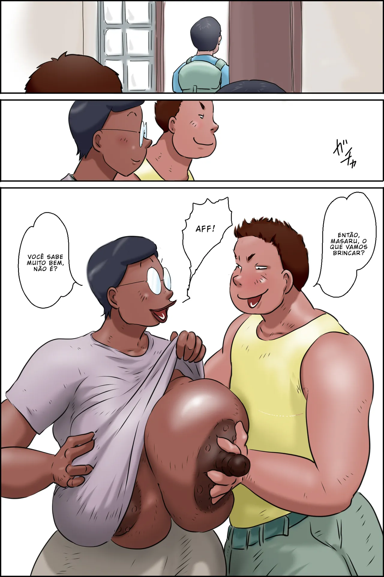 [Zenmai Kourogi] Tsutomu-kun makaritoru! (Masaru mama-hen + Koichi mama-hen) [Português PT-BR] image number 7