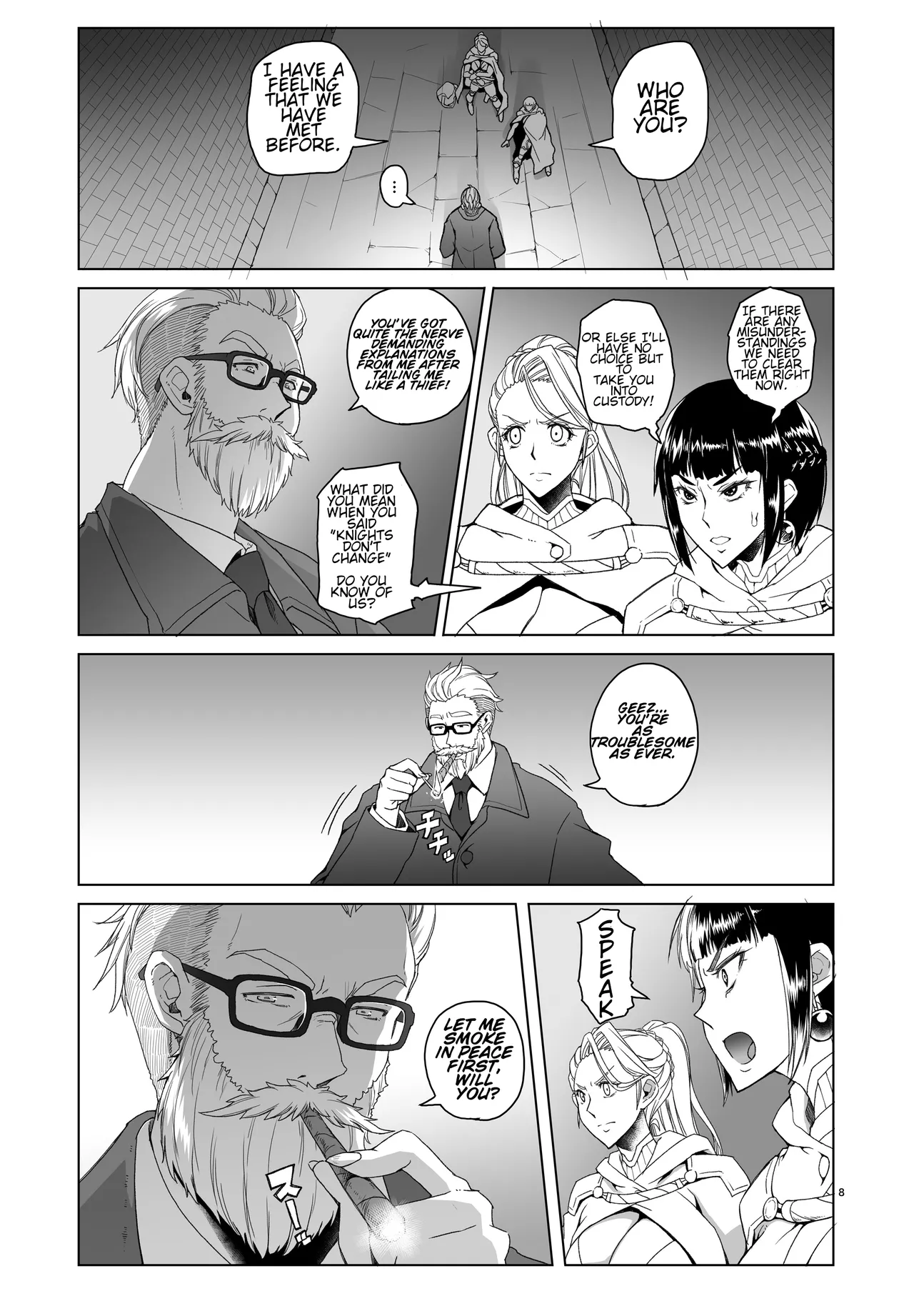 [Asaki Blog Branch Office (Asaki Takayuki)] Onnakishi Rael to Suzuiro no Mori no Kiba 2 | Lady Knight Rahel and The Silvery Forest Fang 2[Digital][CT Scans] изображение № 7