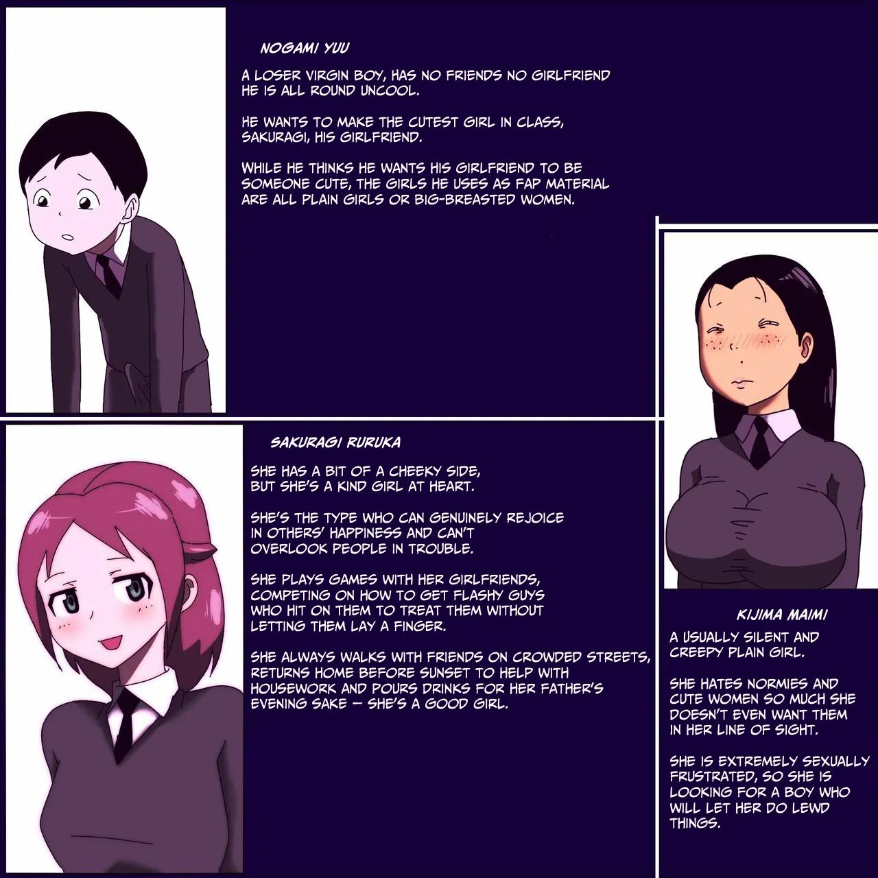 [ampullaria] Metsuki ga Yarashii Class no Busu Onna ~Fellatio edition~ [English] {Otaku101} 图片编号 2