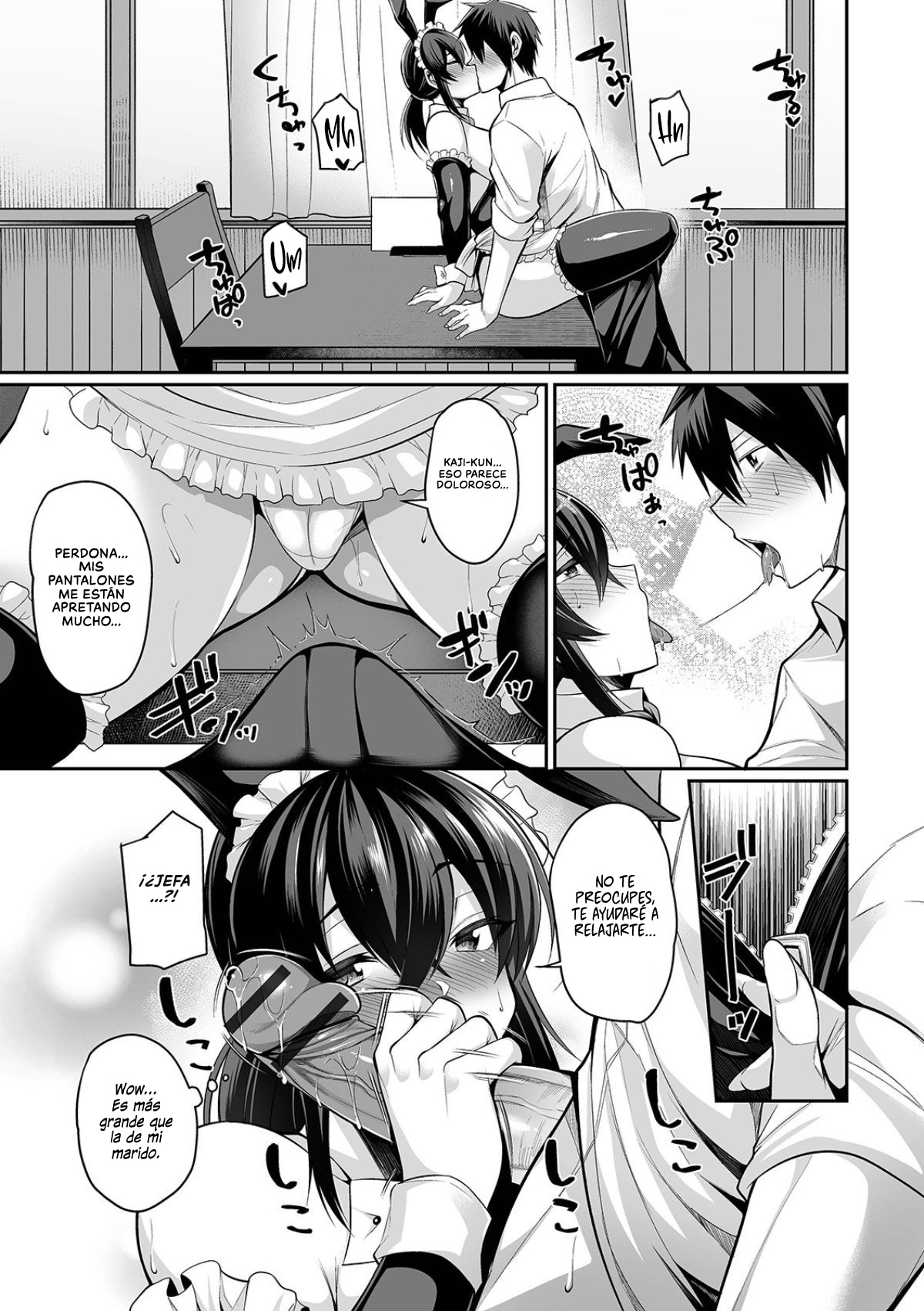 [Nishida Megane] Bunny Tsuma Kissa Hajimemashita | Bienvenido al Café de la Conejita Casada (Bakunyuu Zuma no Midashinami) [Spanish] [NekoCreme] [Digital] numero di immagine  11