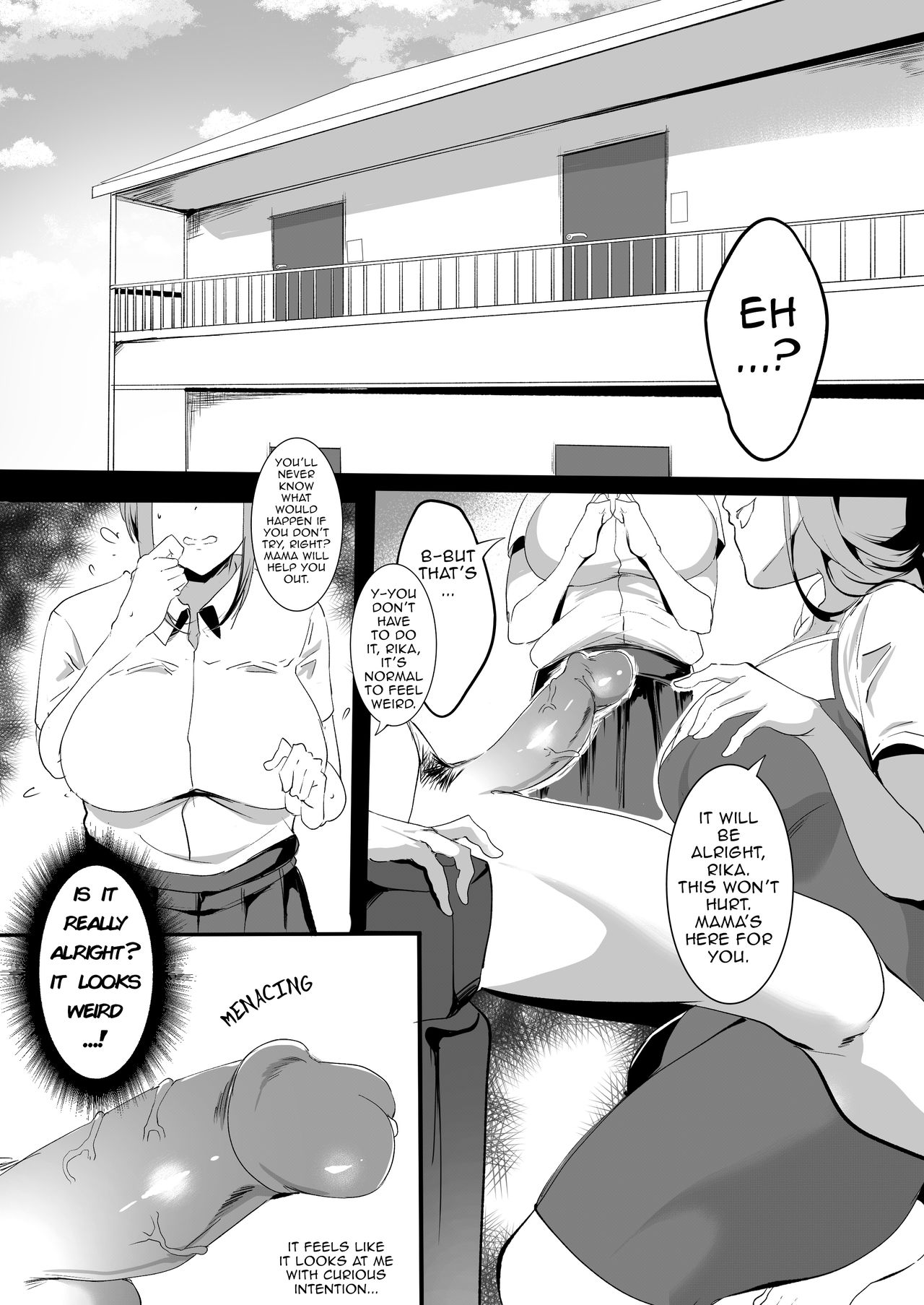 [Jualan Demi Modal Gacha (Hukii)] My Girlfriend Visit Goes Wrong H! ch.2[English] [hiromasajun] image number 1