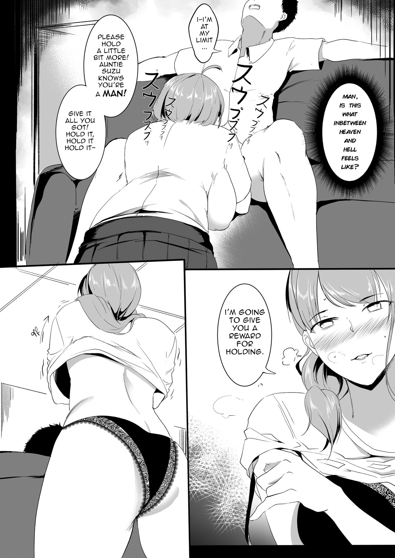 [Jualan Demi Modal Gacha (Hukii)] My Girlfriend Visit Goes Wrong H! ch.2[English] [hiromasajun] image number 5