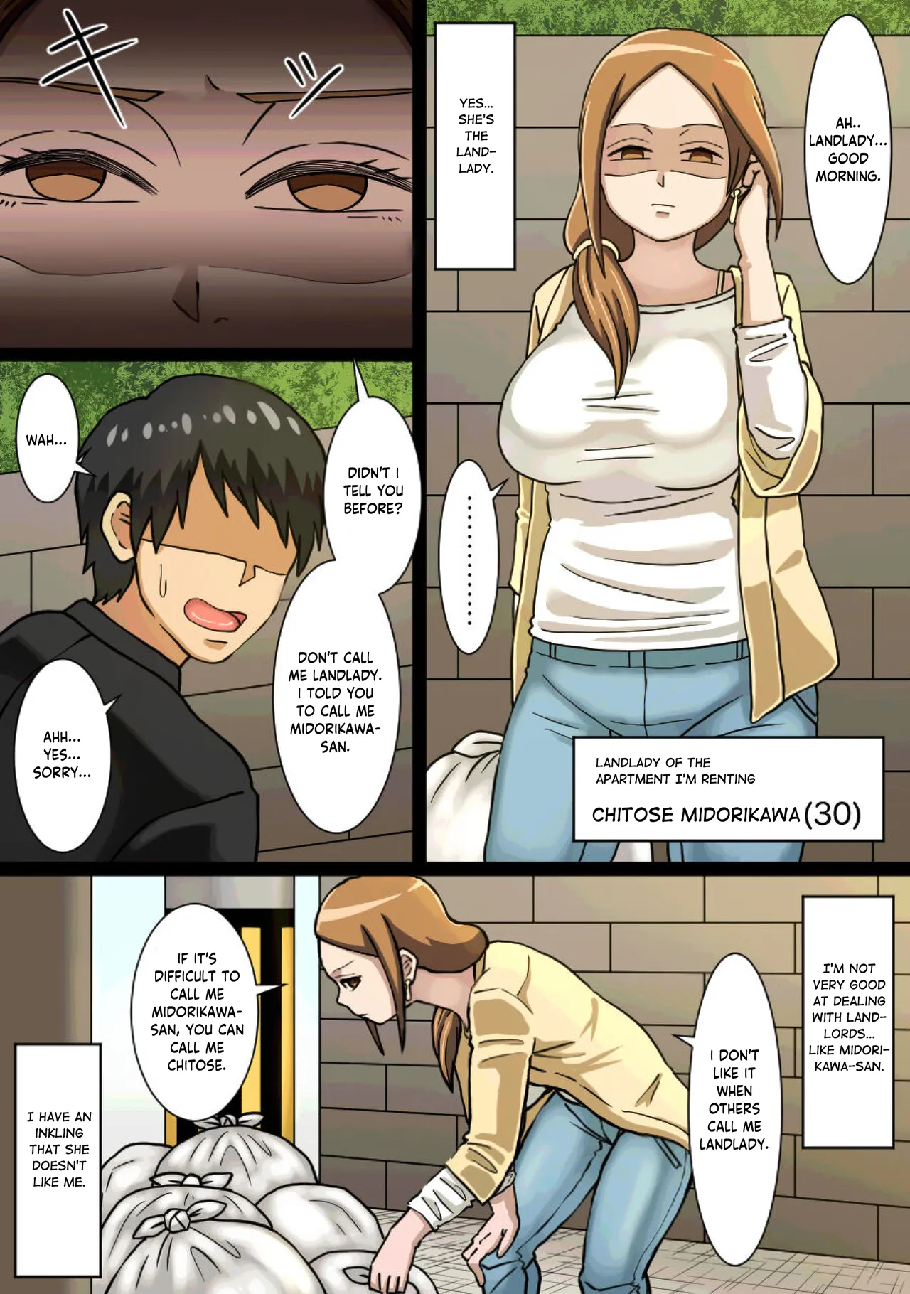 [Kaisendoh (Makuzira)] The Story of the Landlady Taking Advantage of Me While I Was Sleeping and Secretly Having Sex With Me [English] изображение № 6