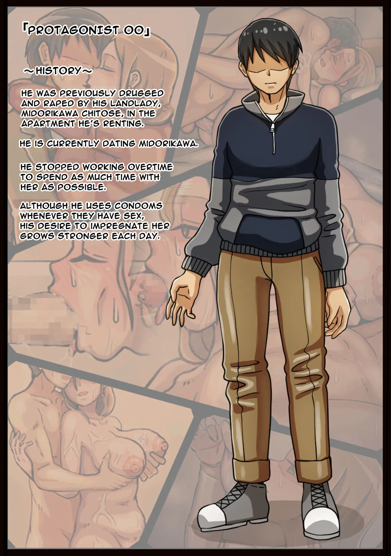 [Kaisendoh (Makuzira)] The Story About Forcibly Ejaculating Into a Reluctant Landlady [English] 3eme image