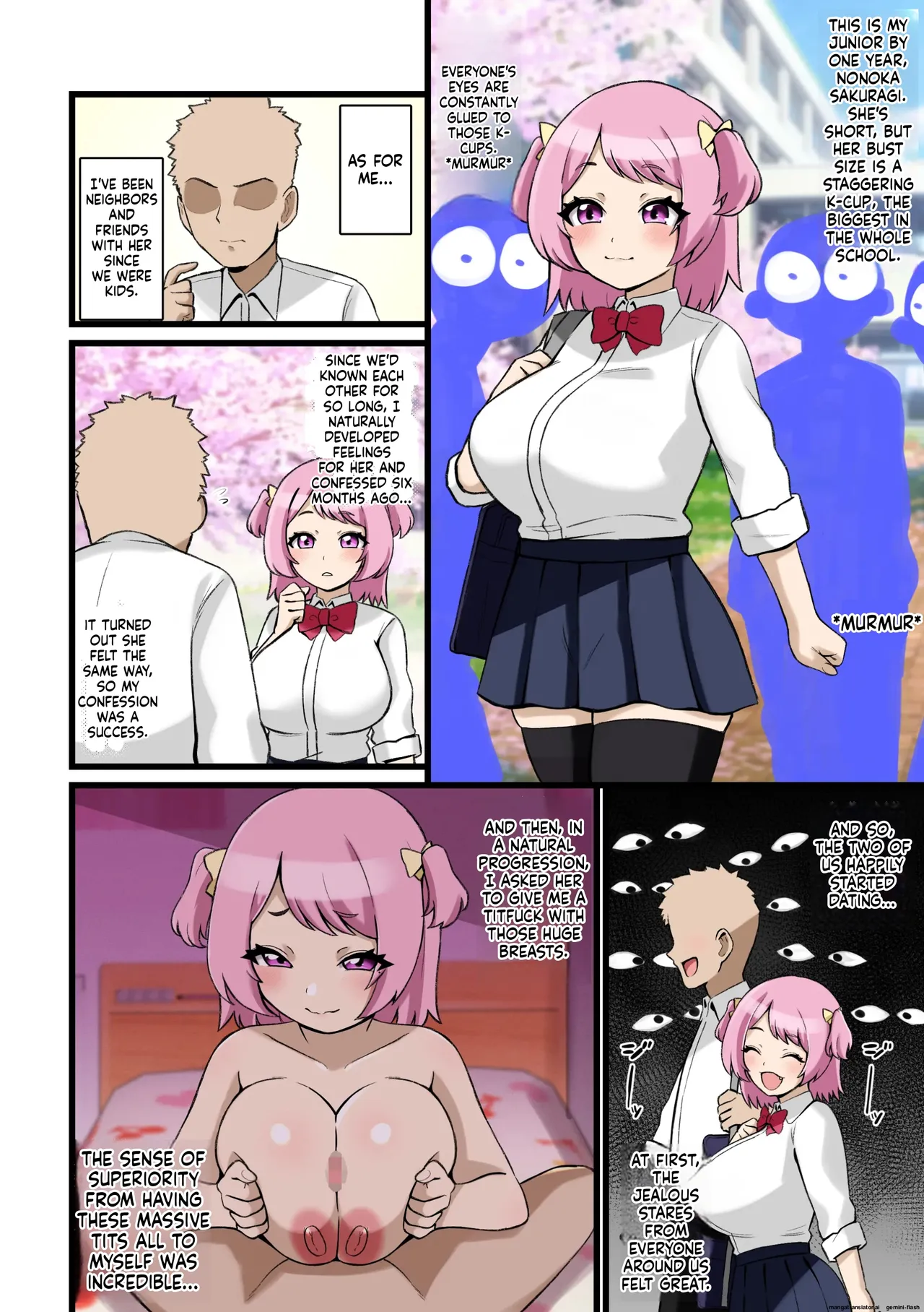 Paizuri Kowai ~Namaiki Kouhai Kanojo ni Paizuri de Shiboritorareru Hanashi~ Bildnummer 11