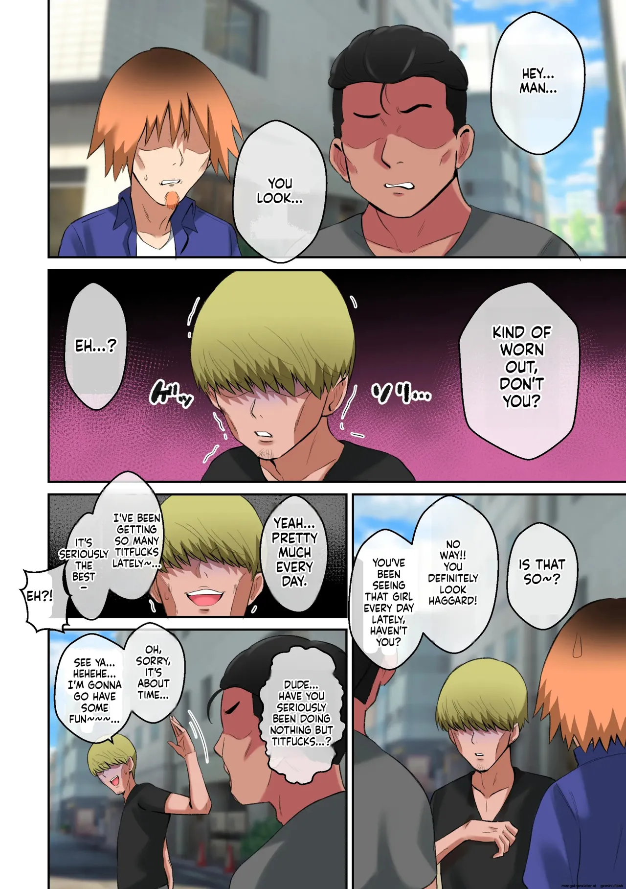 Charao ga Jimigao Bakunyuu no Paizuri ni Miryou sareta Kekka numero di immagine  11