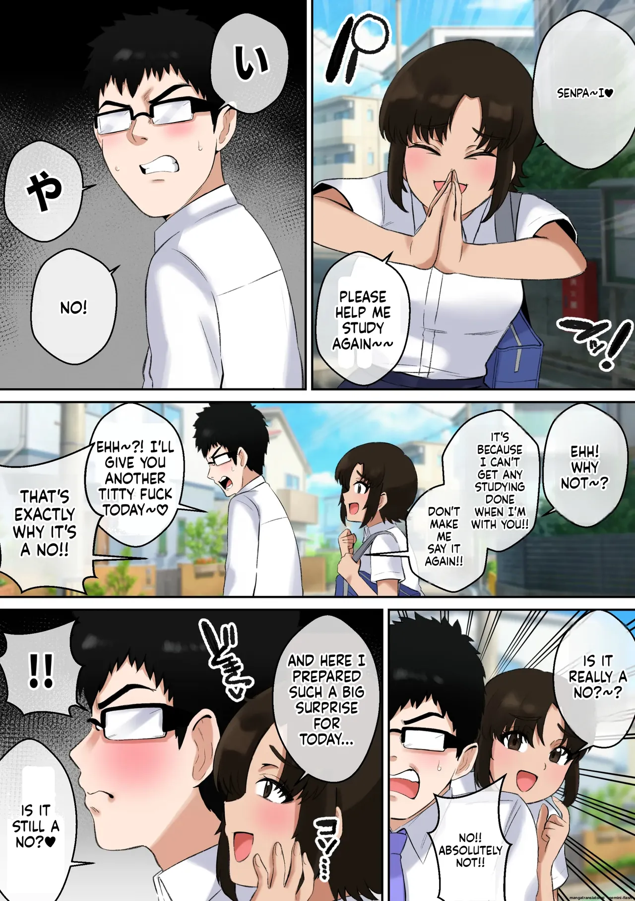 Namaiki Aho Kouhai no Paizuri no Mae de wa Baka ni Naru Boku Bildnummer 17