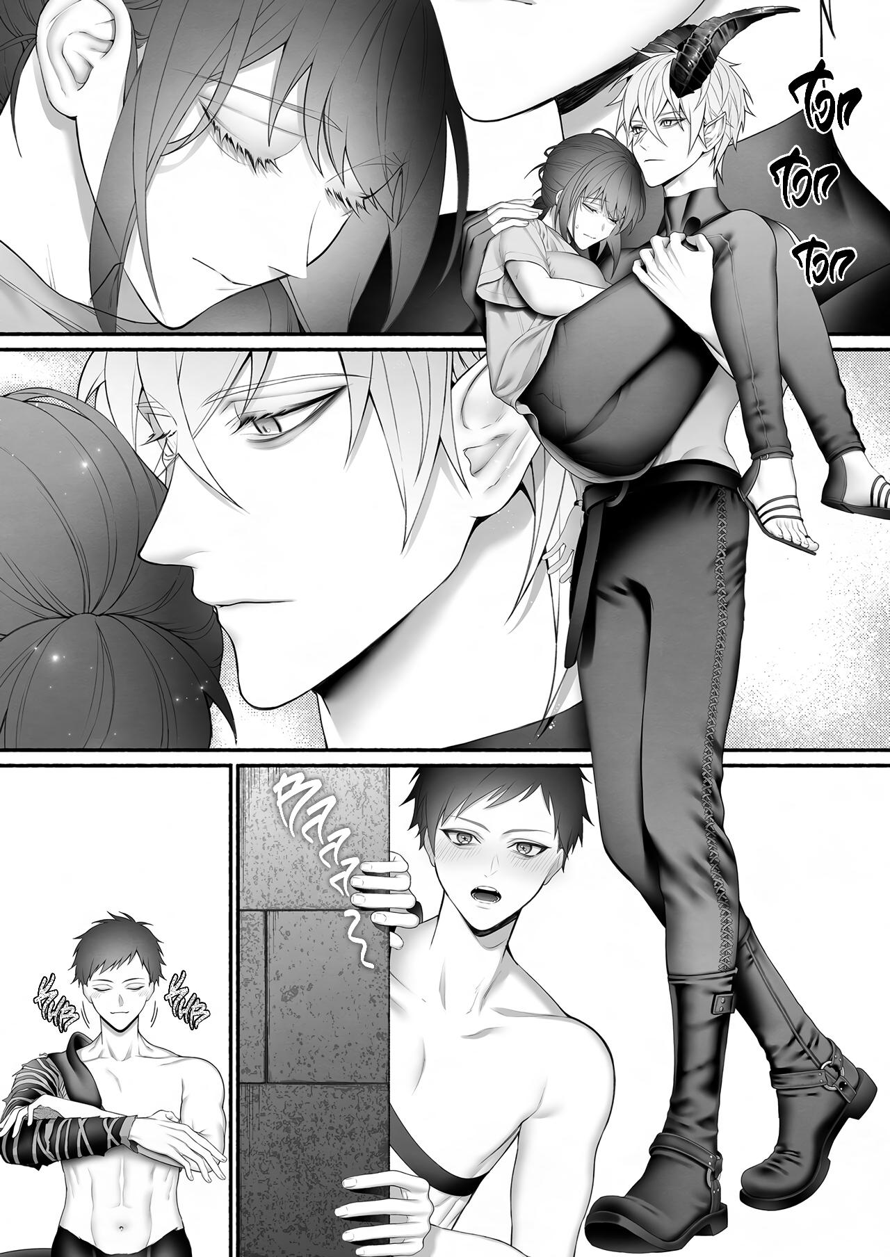 [OVERKILL (Bita)] Демон, спасший Святую от героев | Yuusha Party kara SEIJO wo Sukutta no ha MAOU-sama Deshita [Russian] [EDEN | Handsome Mans Only] imagen número 32