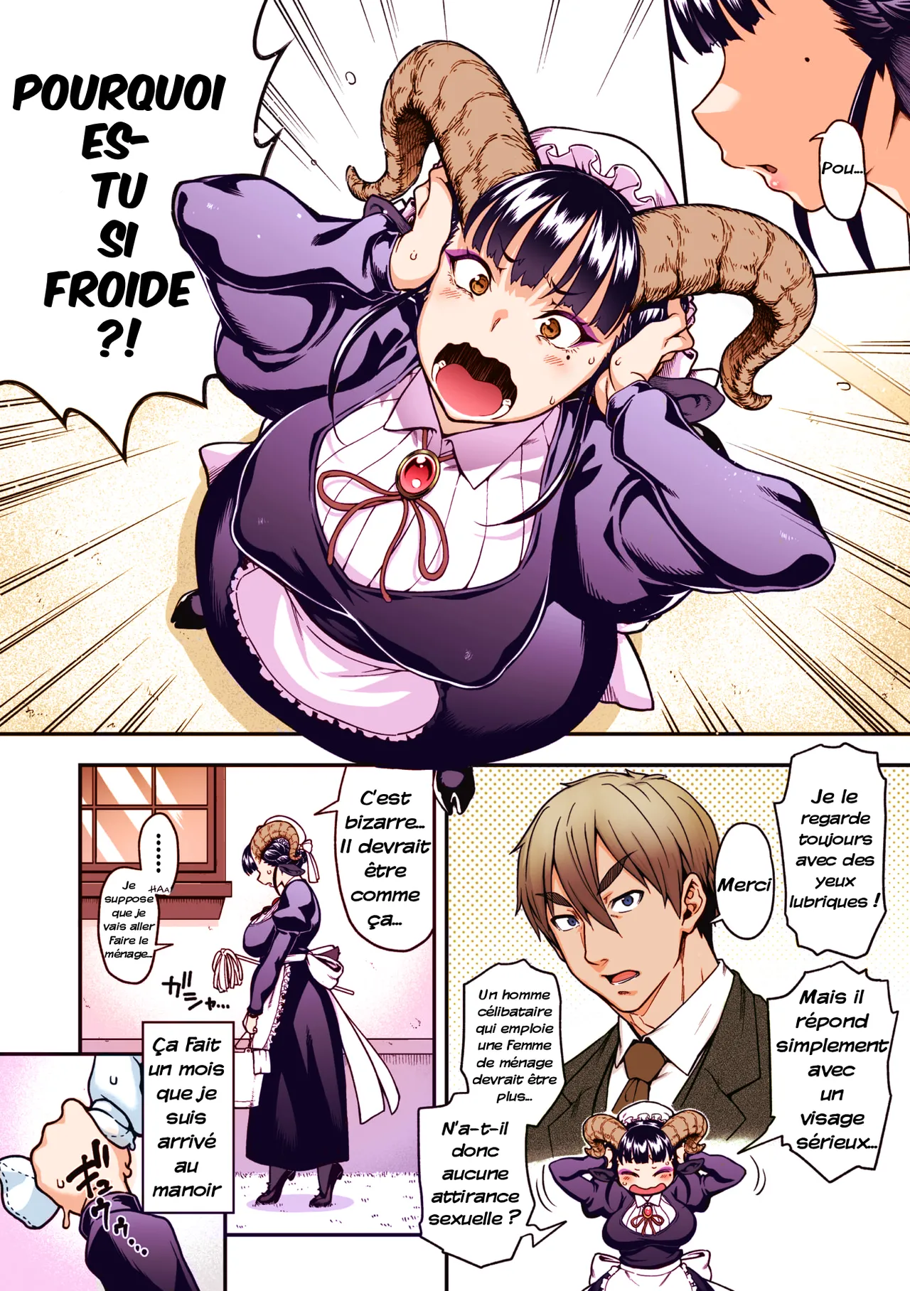 [Jun] Koisuru Kuroyagi | Une chèvre noire rasée avec amour (COMIC GAIRA Vol. 09) [French] [Colorized] [Decensored] изображение № 3