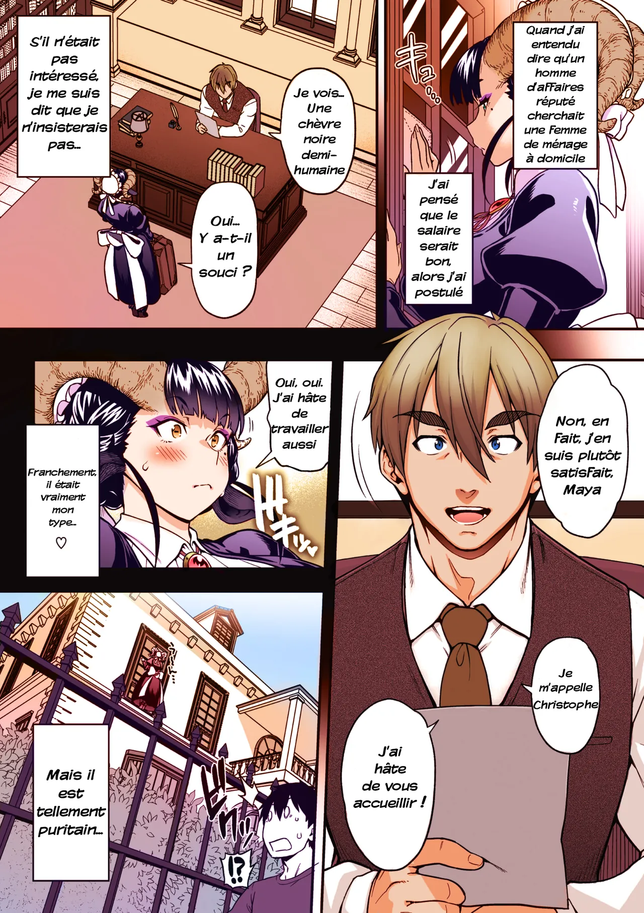 [Jun] Koisuru Kuroyagi | Une chèvre noire rasée avec amour (COMIC GAIRA Vol. 09) [French] [Colorized] [Decensored] изображение № 4