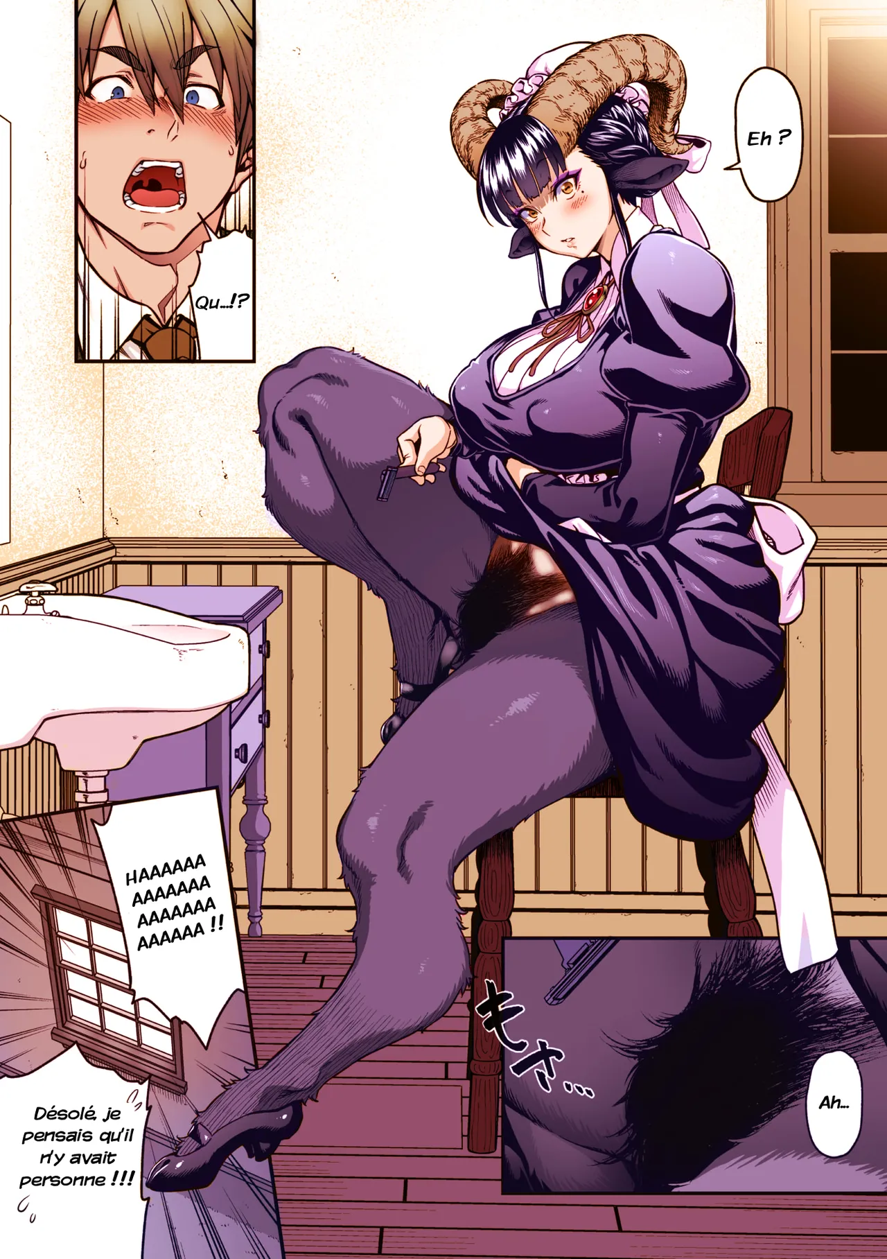 [Jun] Koisuru Kuroyagi | Une chèvre noire rasée avec amour (COMIC GAIRA Vol. 09) [French] [Colorized] [Decensored] изображение № 7