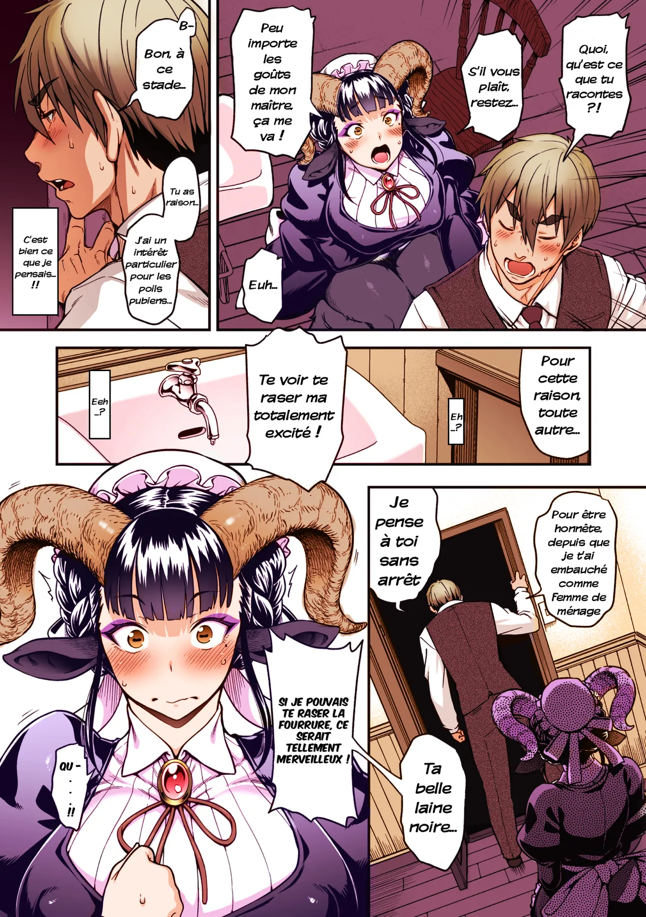 [Jun] Koisuru Kuroyagi | Une chèvre noire rasée avec amour (COMIC GAIRA Vol. 09) [French] [Colorized] [Decensored] изображение № 9