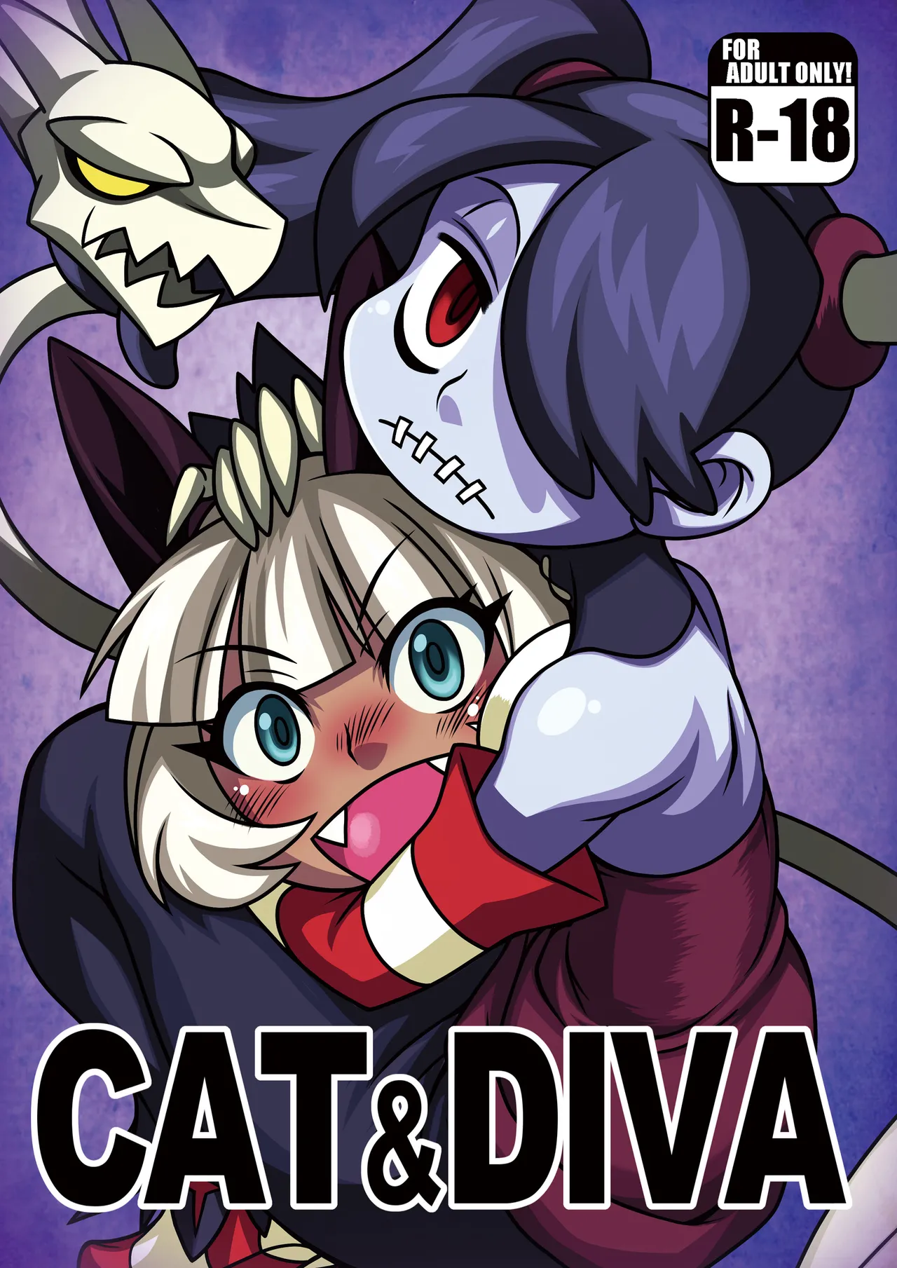 [Mayoineko (Various)] CAT&DIVA (Skullgirls) [Digital] image number 1