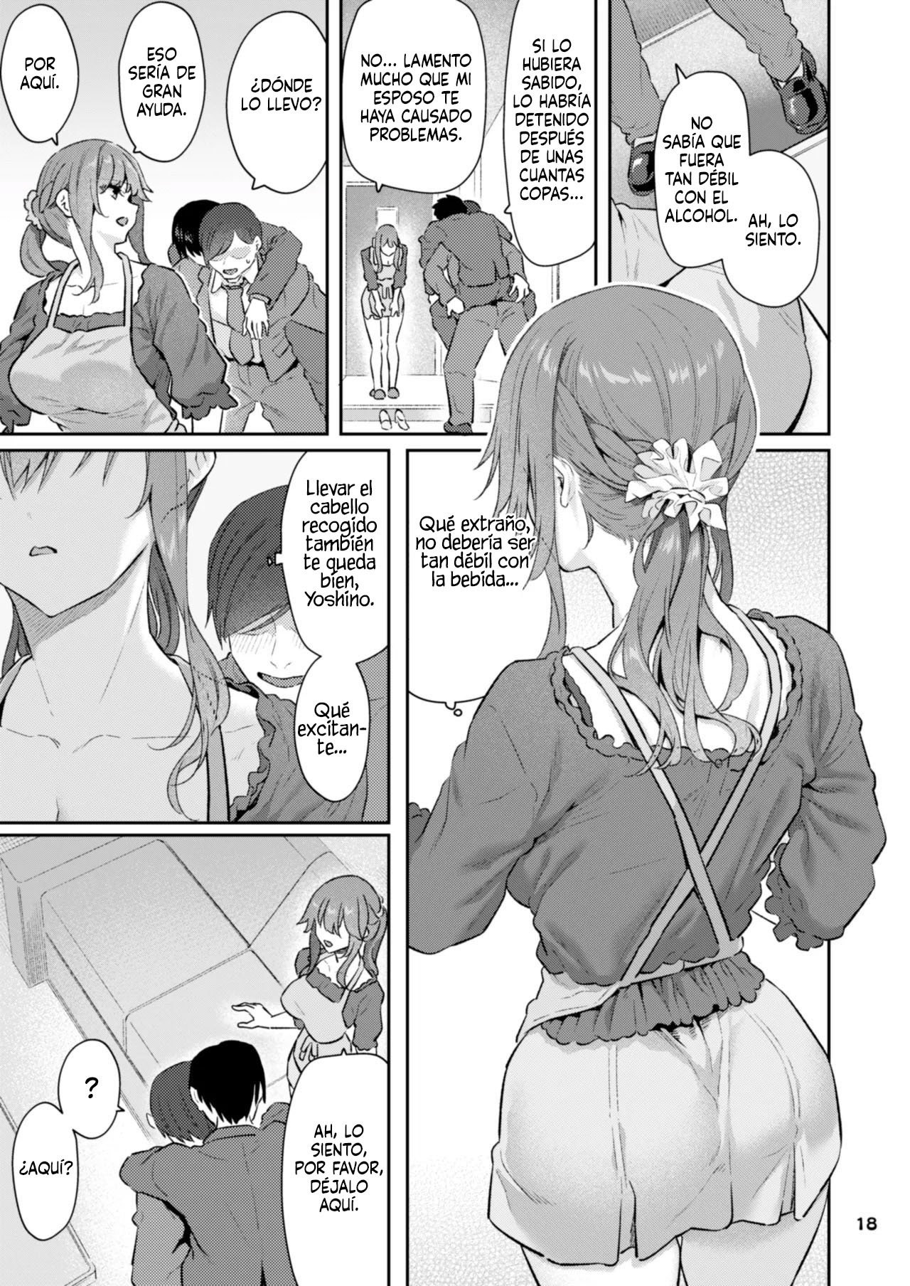 [Pale Scarlet (Matsukawa)]【Hamedori (Sui】Yoshino Miki (24) Moto Buka Shinkon Shifuku to Suit de｜[Grabación Casera (Dormida)] Yoshino Miki (24), Ex Subordinada, Recién Casada, con Ropa Casual y Traje [Spanish] [New Scan Doujin] [Digital] 图片编号 18