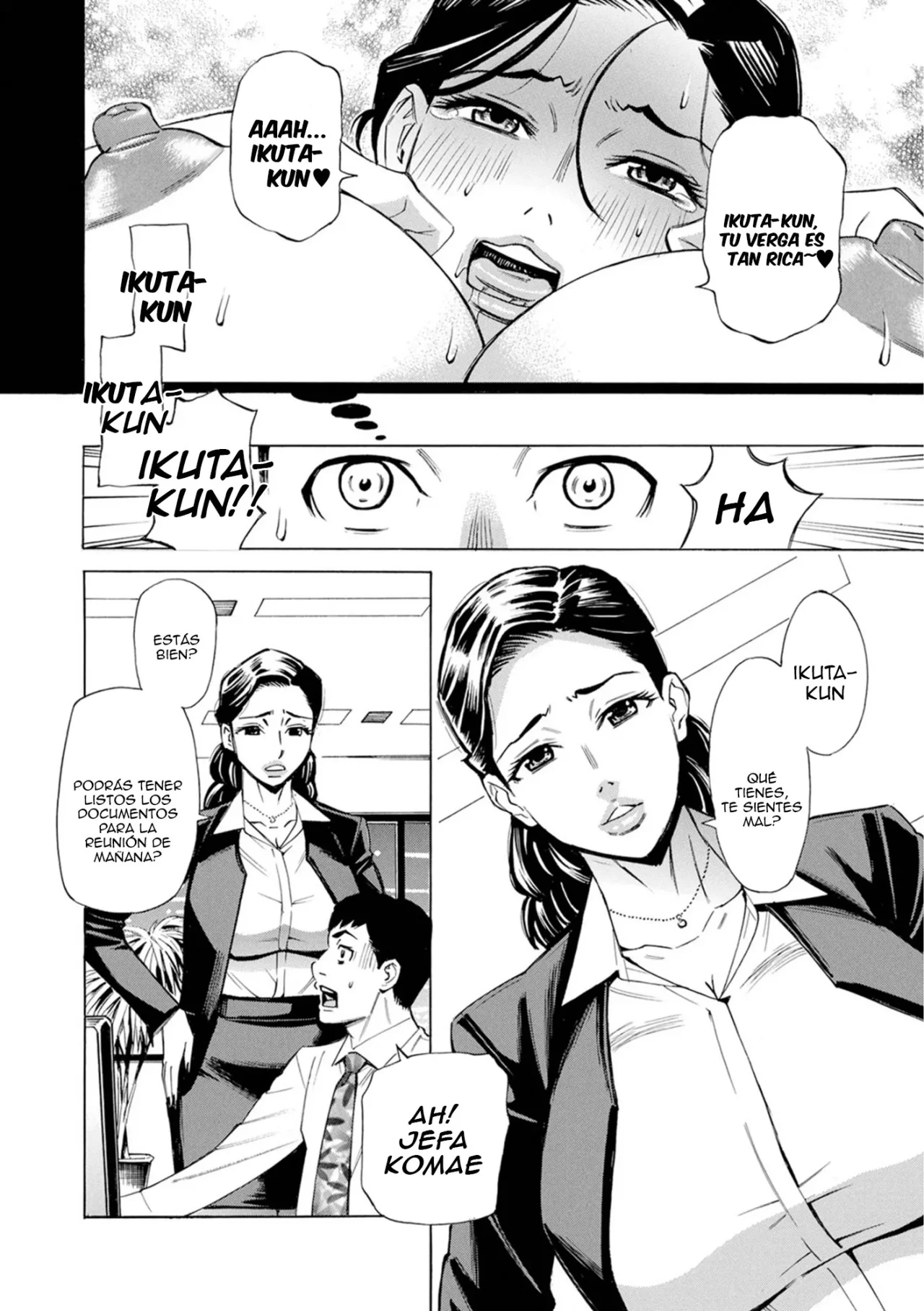 [Makibe Kataru] Valentine ni Iyashi Iyarashi Ai｜Amor Dulce y Lascivo para San Valentín (Web Haishin Gekkan Tonari no Kininaru Oku-san Vol. 093) [Spanish] [Anything] Bildnummer 2