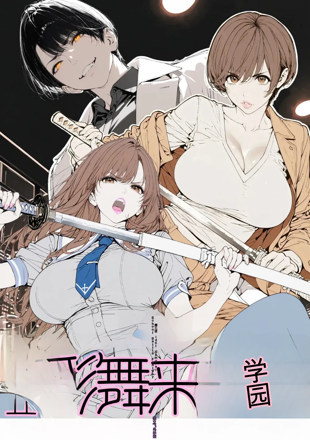 [AI_MAKER] 國立彩舞来学園 第03話 (オリジナル) [AI Generated][AI 翻译] изображение № 1