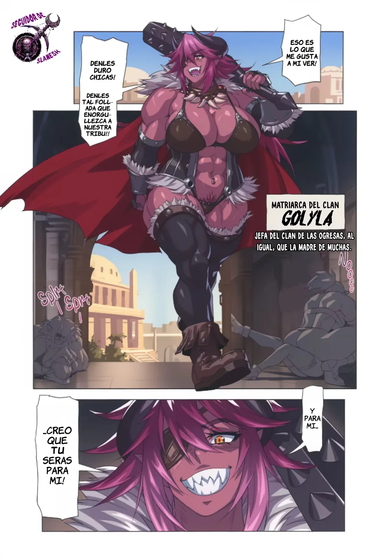 (C106) [M-ya (Mikoyan)] Ogre tai Dark Elf Soushuuhen Plus｜Ogresas Vs Elfas Oscuras Recopilación Plus [Spanish] [Culto a Slanesh] 图片编号 10