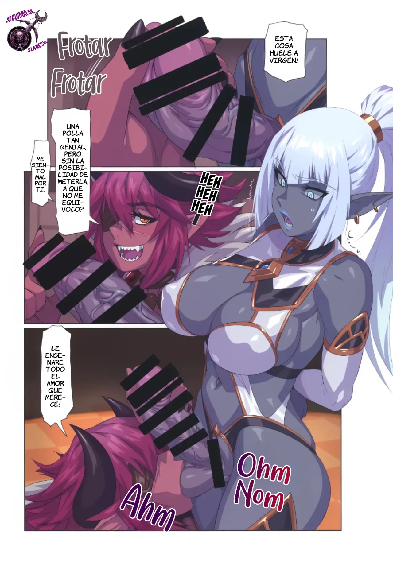 (C106) [M-ya (Mikoyan)] Ogre tai Dark Elf Soushuuhen Plus｜Ogresas Vs Elfas Oscuras Recopilación Plus [Spanish] [Culto a Slanesh] 图片编号 14