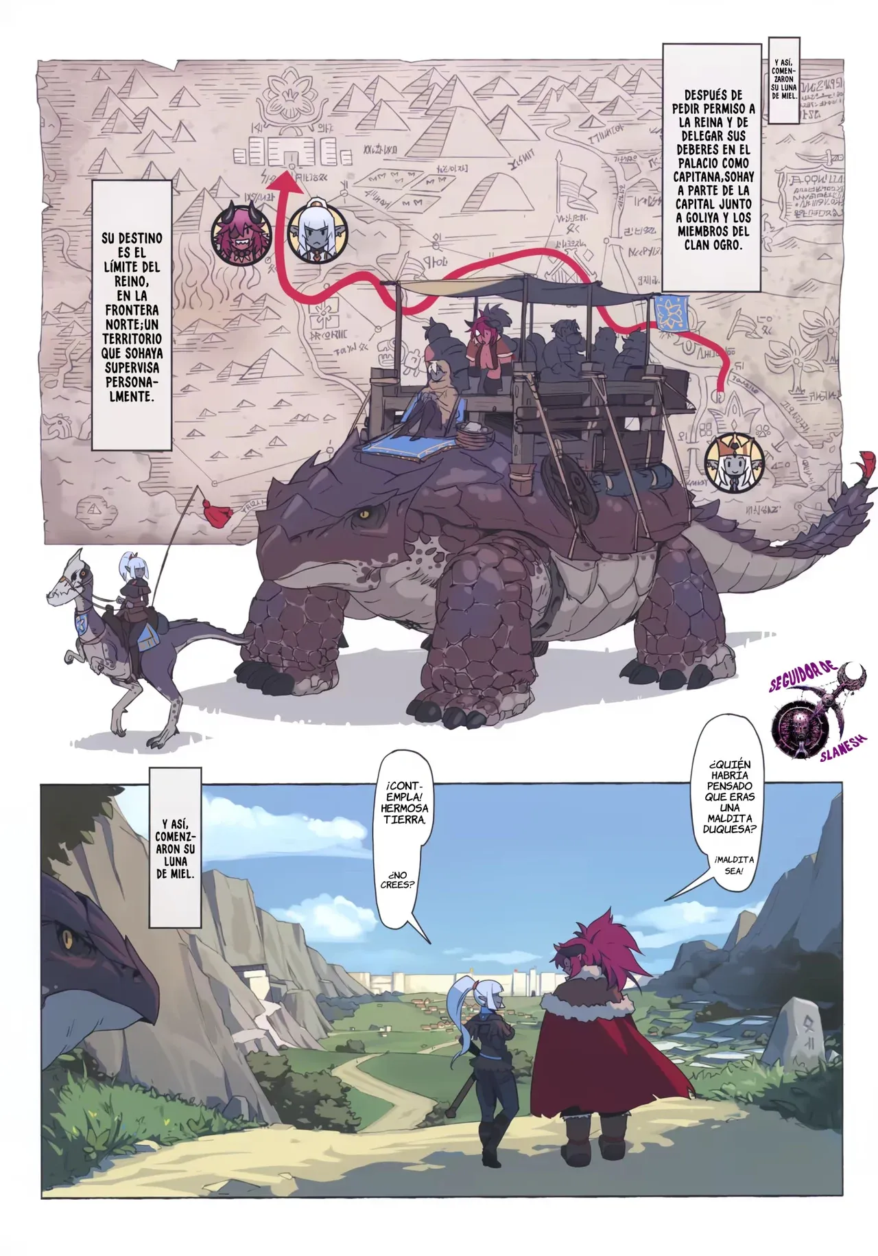 (C106) [M-ya (Mikoyan)] Ogre tai Dark Elf Soushuuhen Plus｜Ogresas Vs Elfas Oscuras Recopilación Plus [Spanish] [Culto a Slanesh] 图片编号 36