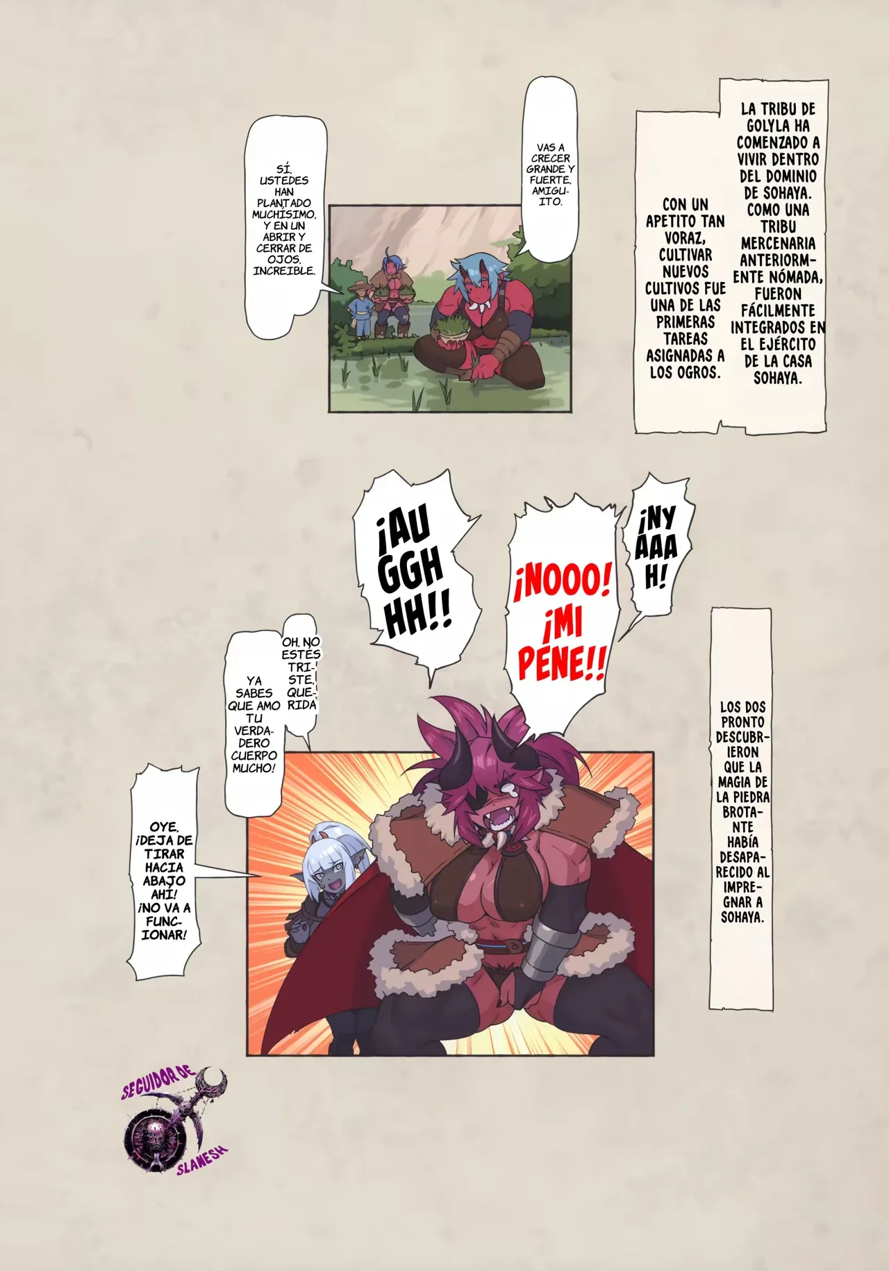 (C106) [M-ya (Mikoyan)] Ogre tai Dark Elf Soushuuhen Plus｜Ogresas Vs Elfas Oscuras Recopilación Plus [Spanish] [Culto a Slanesh] 图片编号 78