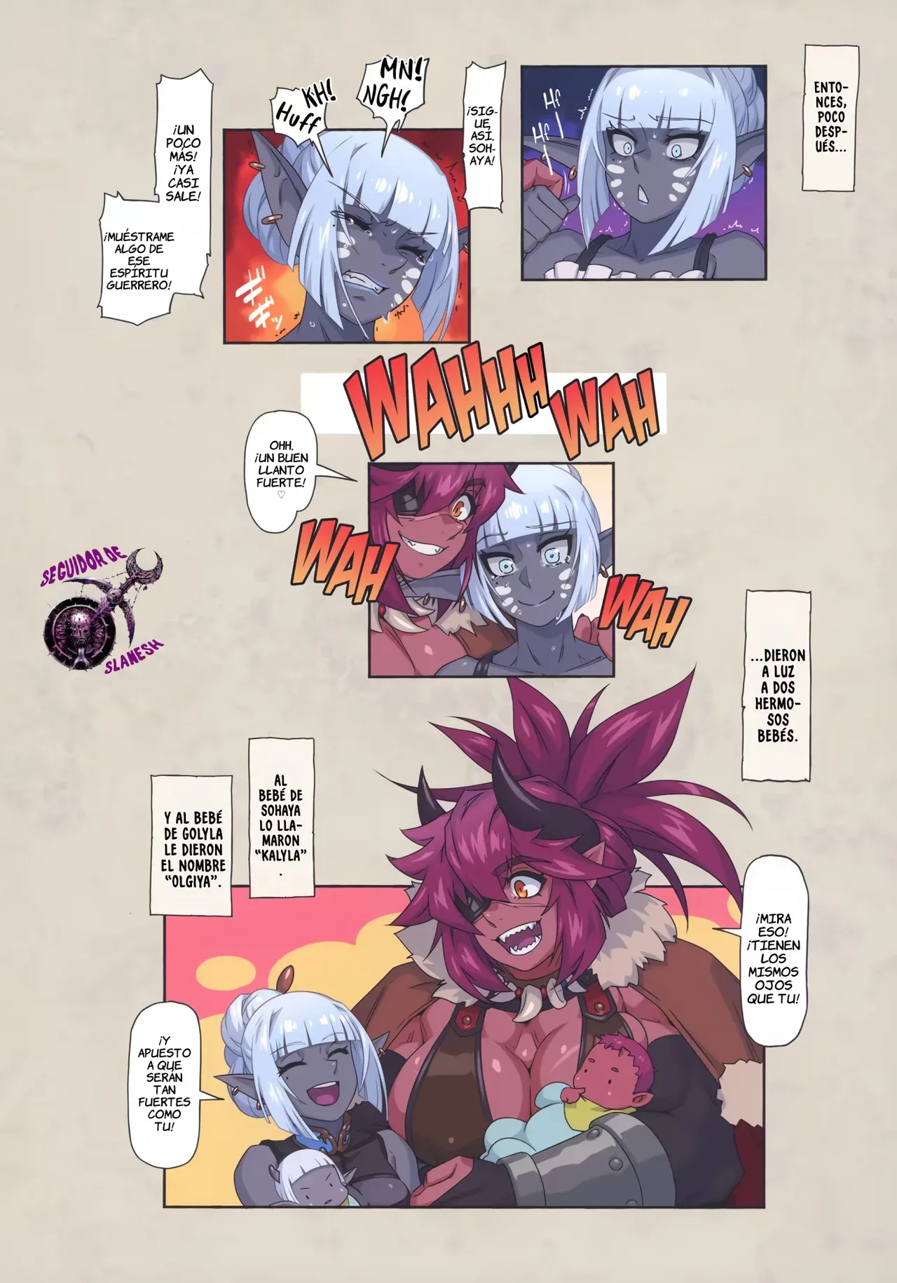 (C106) [M-ya (Mikoyan)] Ogre tai Dark Elf Soushuuhen Plus｜Ogresas Vs Elfas Oscuras Recopilación Plus [Spanish] [Culto a Slanesh] 图片编号 83