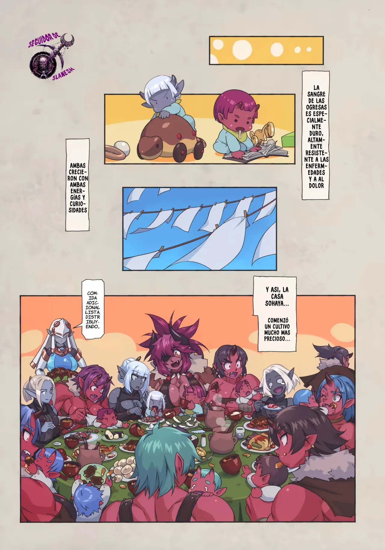 (C106) [M-ya (Mikoyan)] Ogre tai Dark Elf Soushuuhen Plus｜Ogresas Vs Elfas Oscuras Recopilación Plus [Spanish] [Culto a Slanesh] 图片编号 84