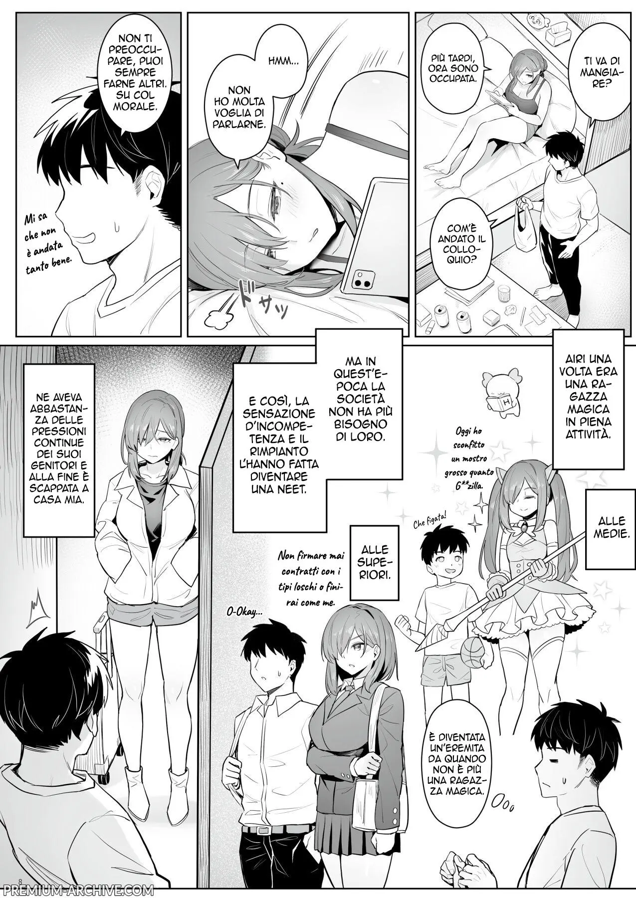 [COMEX (Zhen Lu)] Moto Mahou Shoujo No Hikikomori Seikatsu | La Vita Da NEET Di Una Ex Ragazza Magica [Italian] [Digital] [Decensored] изображение № 7