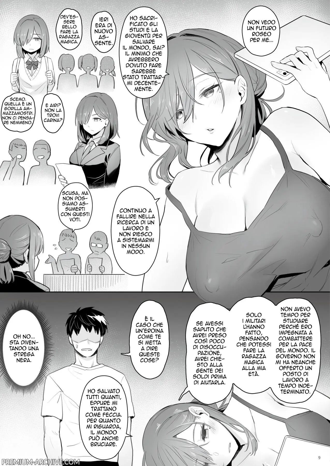 [COMEX (Zhen Lu)] Moto Mahou Shoujo No Hikikomori Seikatsu | La Vita Da NEET Di Una Ex Ragazza Magica [Italian] [Digital] [Decensored] изображение № 8