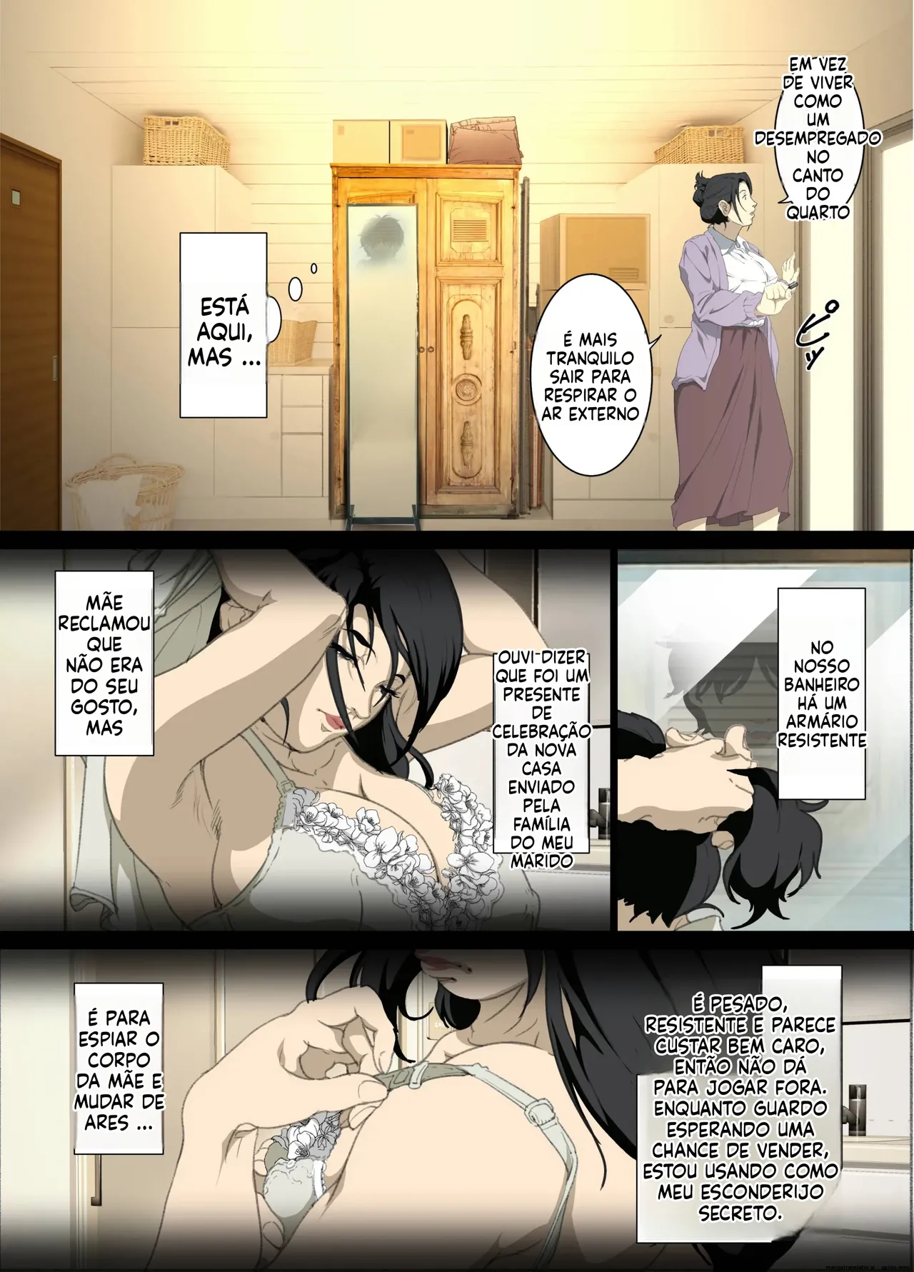 Seieki Mamire no Tansu no Naka ni Tojikomerareta Zenra Oyako no Nurunuru Mitchaku Kinshinsoukan 画像番号 4