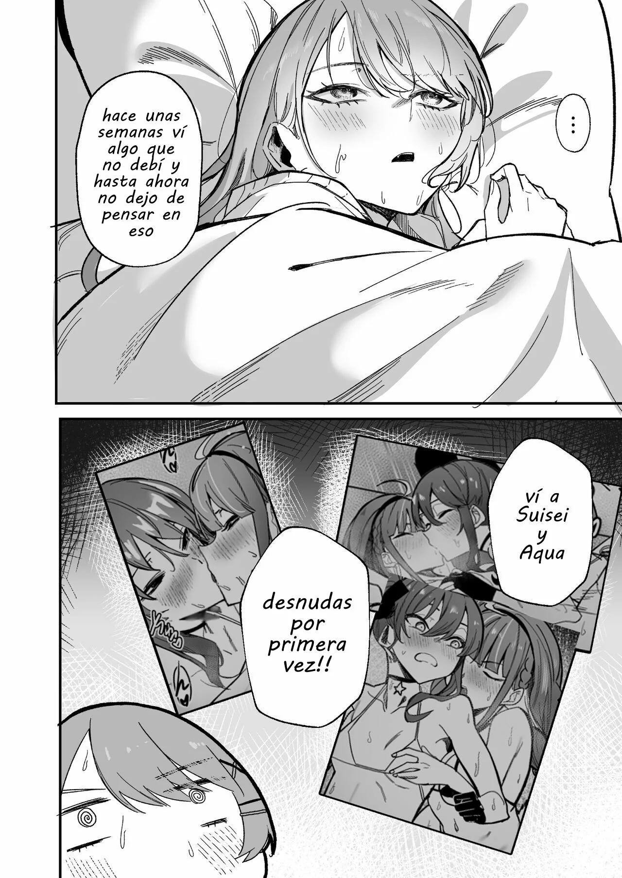 [DoubleDragon Warehouse(龍龍)] DREAMLIKE COMET&DEVIL (Hoshimachi Suisei, Tokoyami Towa) [Digital] [Spanish][fans de Hololive] 图片编号 3