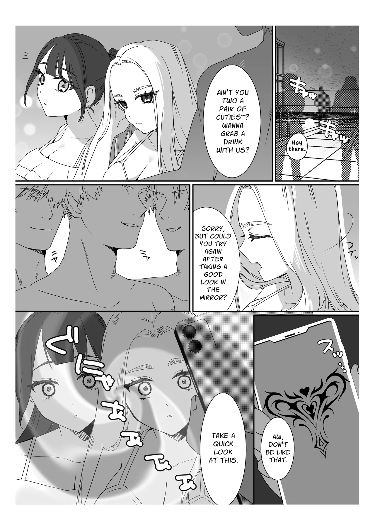 [P＆I (Sakasaki Shika)] Saimin Ojou-sama ~Yuri Couple wo Osou Otoko-tachi no Yokubou~ | Mindless Maidens ~A Lesbian Couple Assailed By Male Desire~ [English] [Cunny Garden] 画像番号 7