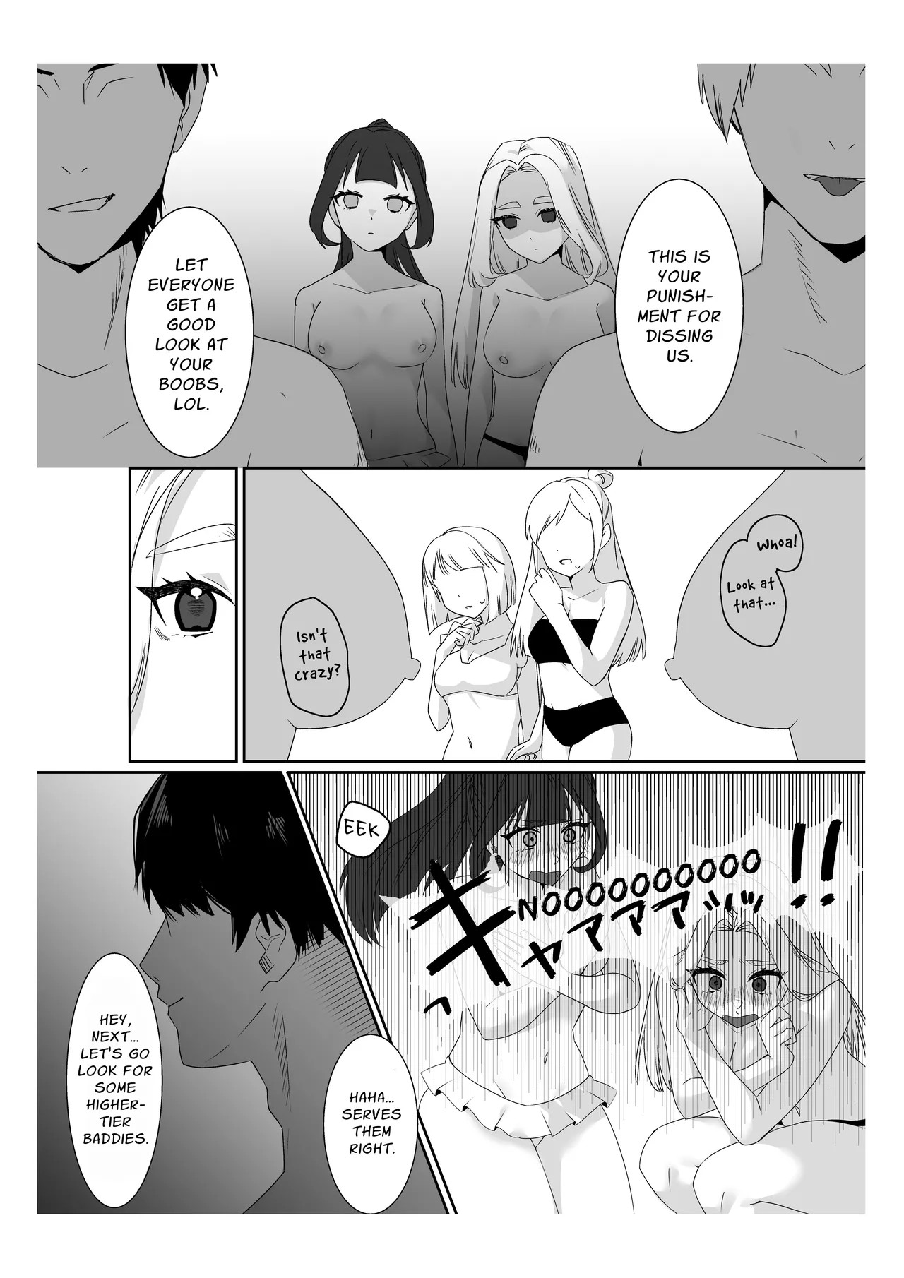 [P＆I (Sakasaki Shika)] Saimin Ojou-sama ~Yuri Couple wo Osou Otoko-tachi no Yokubou~ | Mindless Maidens ~A Lesbian Couple Assailed By Male Desire~ [English] [Cunny Garden] 画像番号 9
