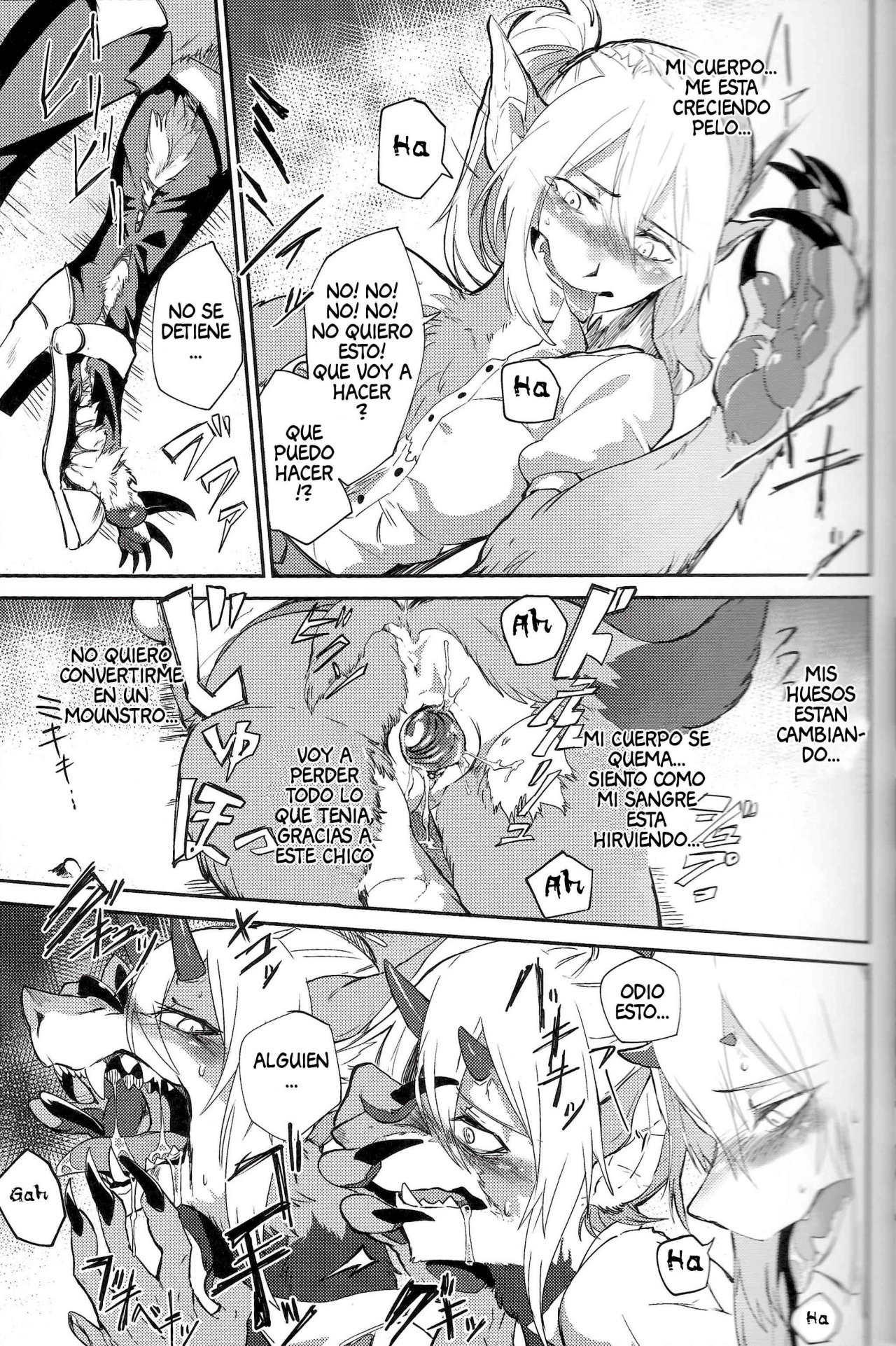 (Kemoket 6) [Sokomono Suisou (Takatsuki Nato)] Once A Beast, Always A Beast [Spanish] [Yakusha] [Decensored] numero di immagine  15