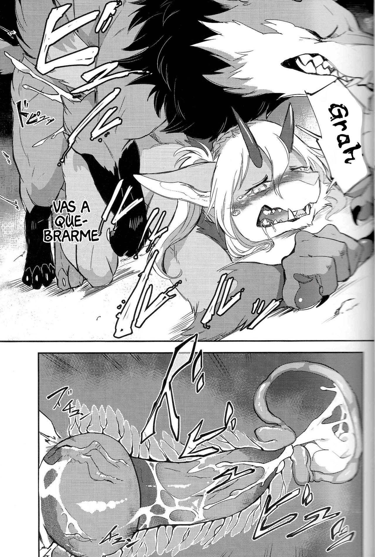 (Kemoket 6) [Sokomono Suisou (Takatsuki Nato)] Once A Beast, Always A Beast [Spanish] [Yakusha] [Decensored] numero di immagine  21