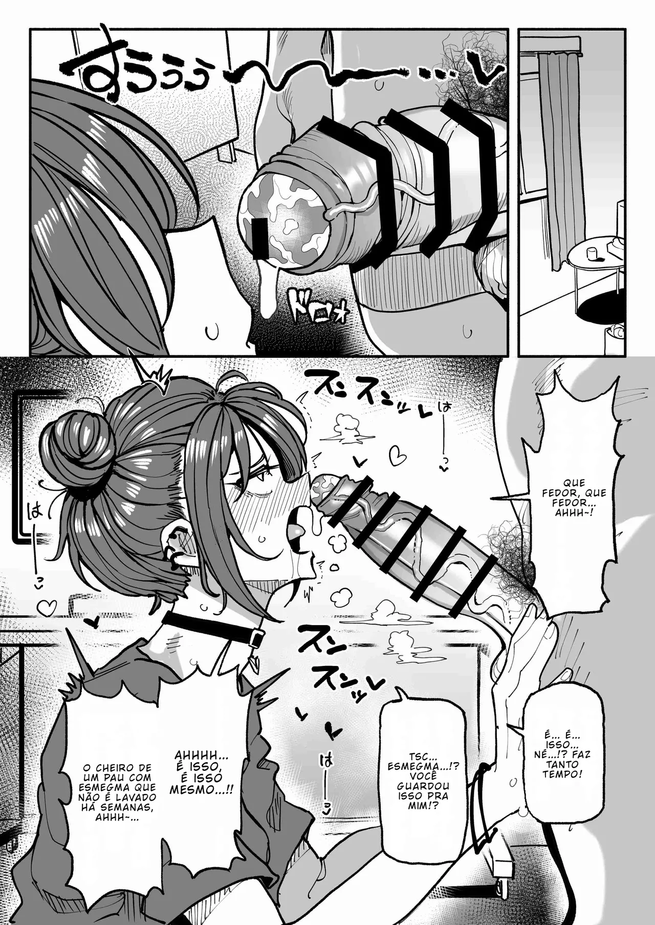 [Yuuki Fuumi][Sabor Orgânico] A namorada tsundere e falante em dialeto de Kansai que adora um pênis cheio de sujeira [Português PT-BR] 画像番号 3