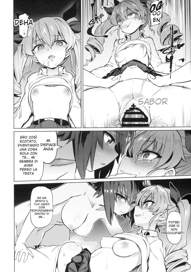 (C97) [Yakitate Jamaica (Aomushi)] Chinpo Yakuza Miporin 5 Maho Chobi Junai Hen (Girls und Panzer) [Italian] 图片编号 13