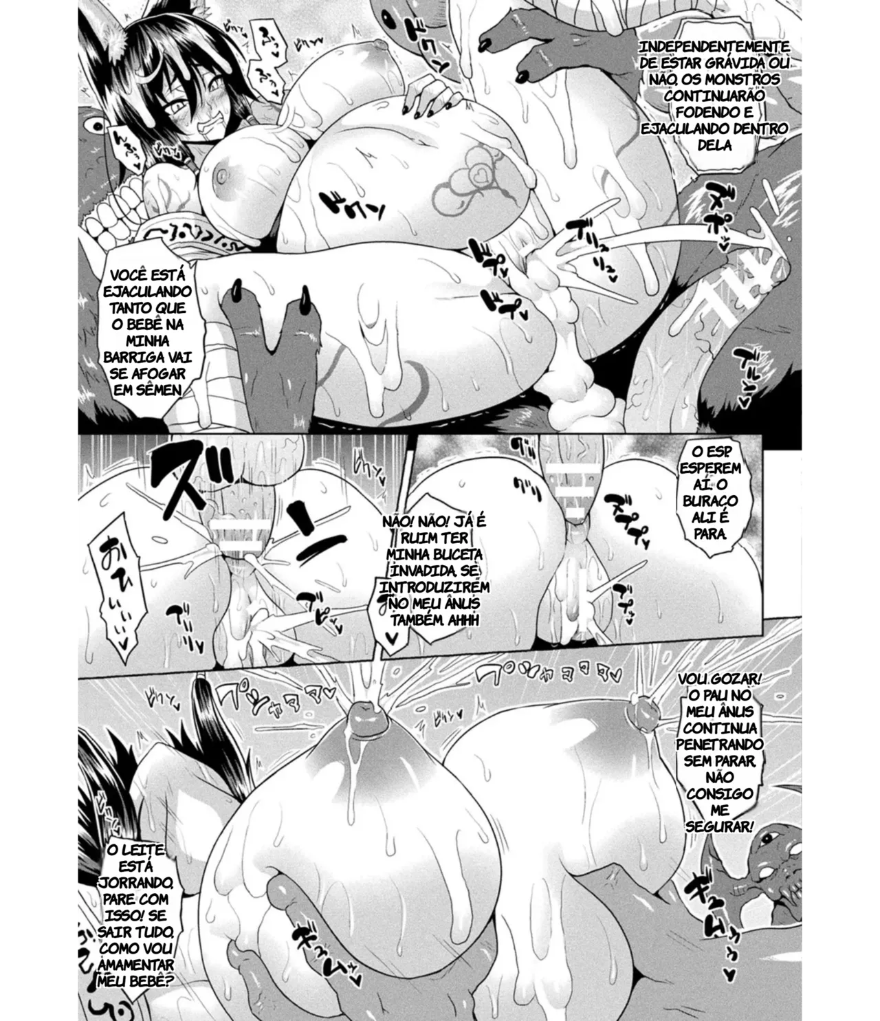 [Somejima] Inmon Fighters Ch. 1 (COMIC Unreal 2021-04 Vol. 90) (TR-65) [Portuguese-BR] [Digital] 图片编号 58