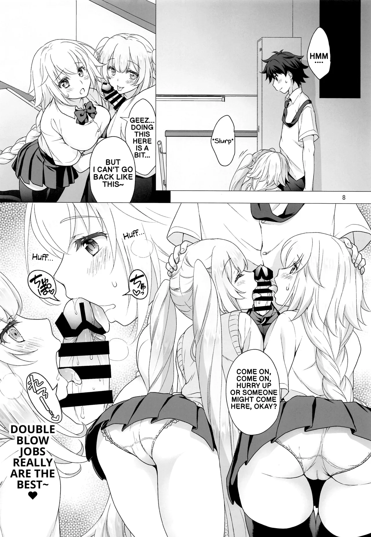 [Marimo-ya (Mori Marimo)] CHALDEA GIRLS COLLECTION Jeanne & Marie high school uniform Sex-filled book (FateGrand Order) (English) 이미지 번호 7