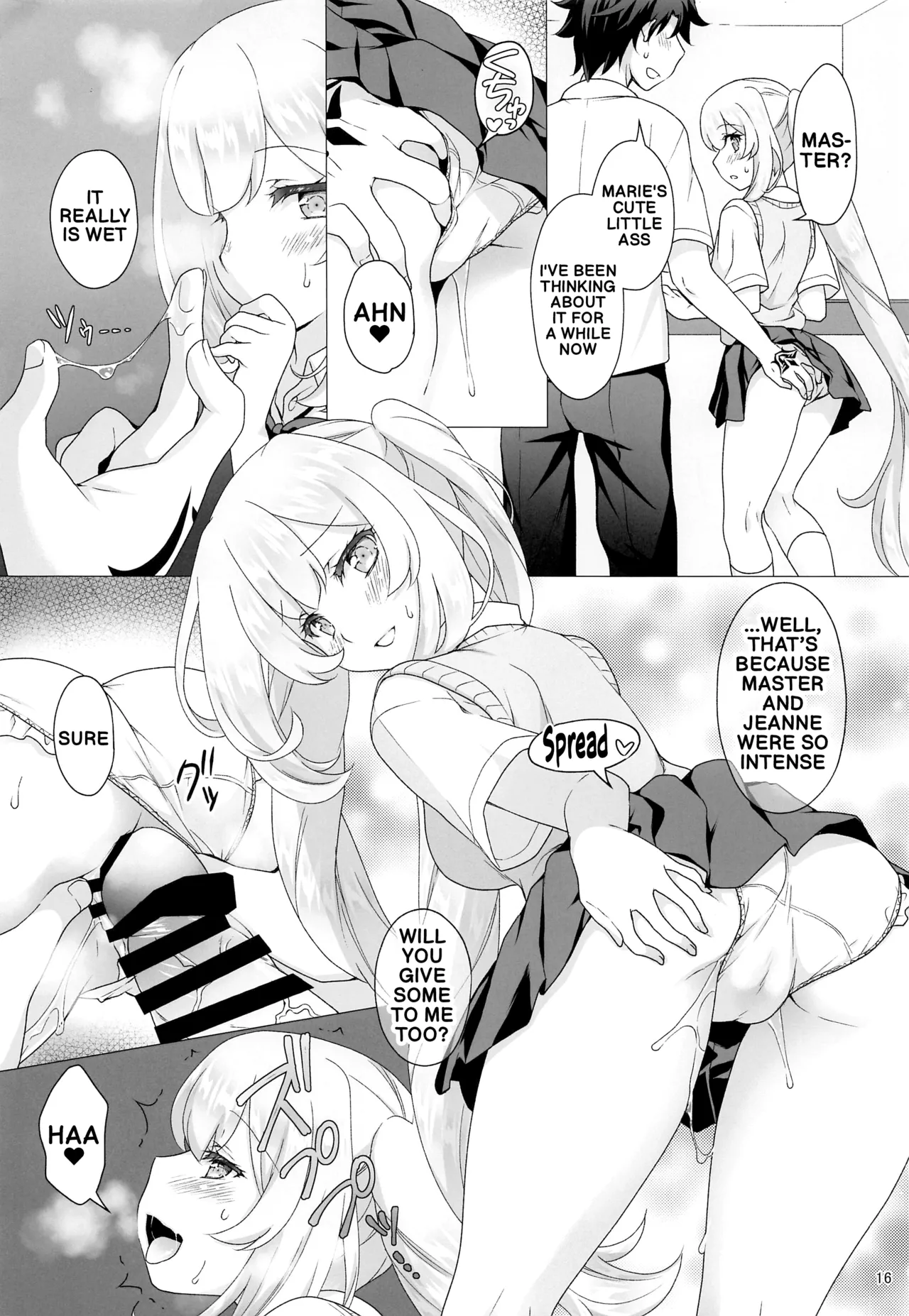 [Marimo-ya (Mori Marimo)] CHALDEA GIRLS COLLECTION Jeanne & Marie high school uniform Sex-filled book (FateGrand Order) (English) 이미지 번호 15
