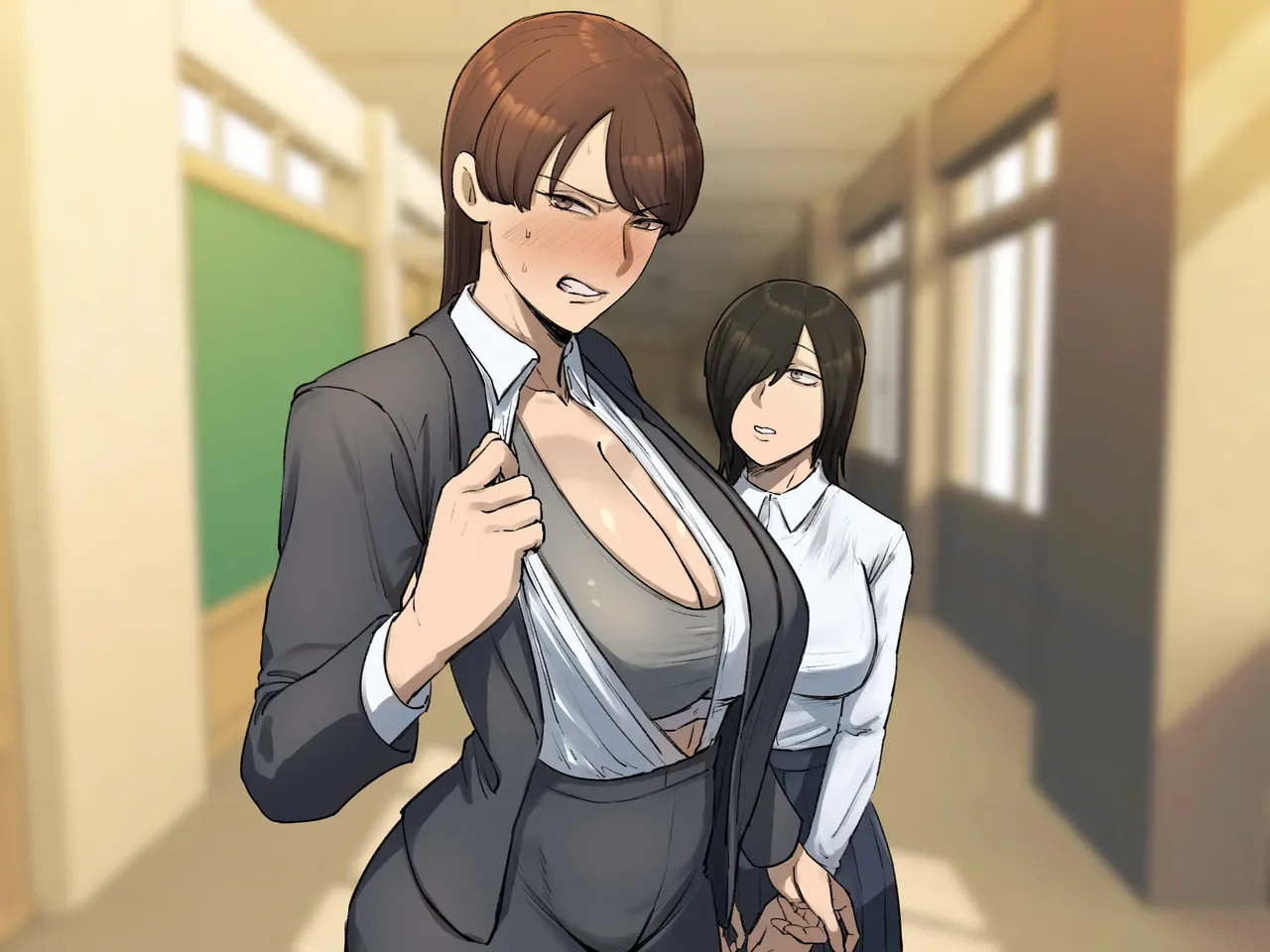 [Chotto B-sen] Seito no Shitagi o Tsukete Shazai Shiro | 穿着学生的内衣谢罪 [Full Color-ban] [江之下流个人机翻润色] [Chinese] 图片编号 3