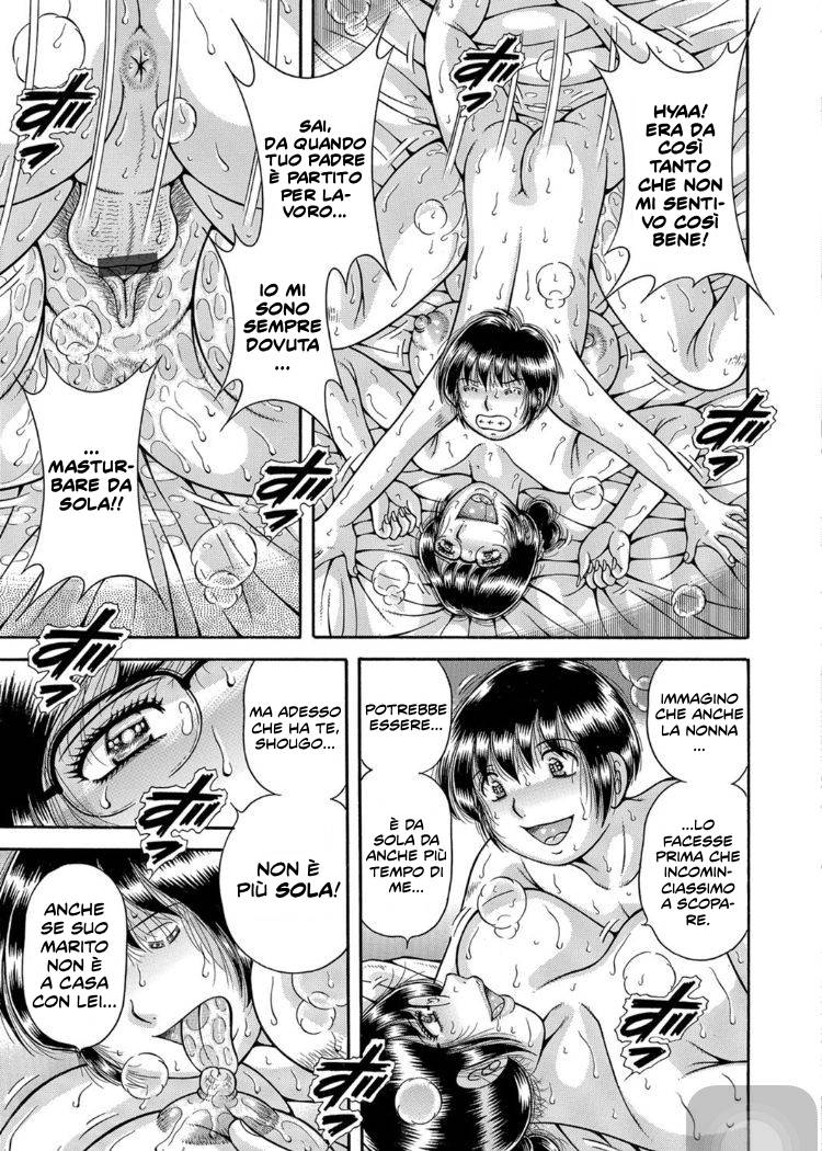 [Umino Sachi] Sansedai Soukan ~Boku to Kaa-san to Obaa-chan~ | Amore Proibito! Cap.1-5 [Italian] [Hentai Fantasy] image number 63