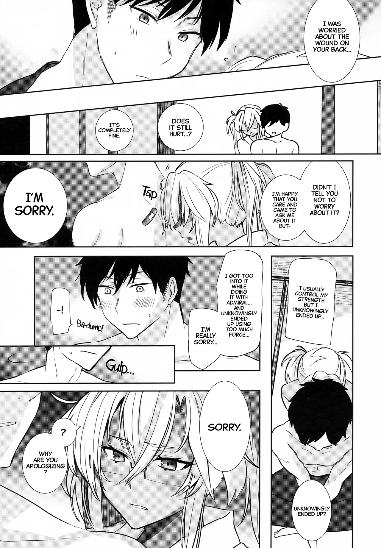 (Gunreibu Shuho Goudou Enshuu Reiwa Sannen Touki) [Marosaan (Yunamaro)] Musashi-san no Yoru Jijou Hisho-kan no Sajikagen-hen | Musashi's Nightly Affairs: The Secretary Ship's Determination -(Kantai Collection -KanColle-) [English] [CarlJPTL] 이미지 번호 12