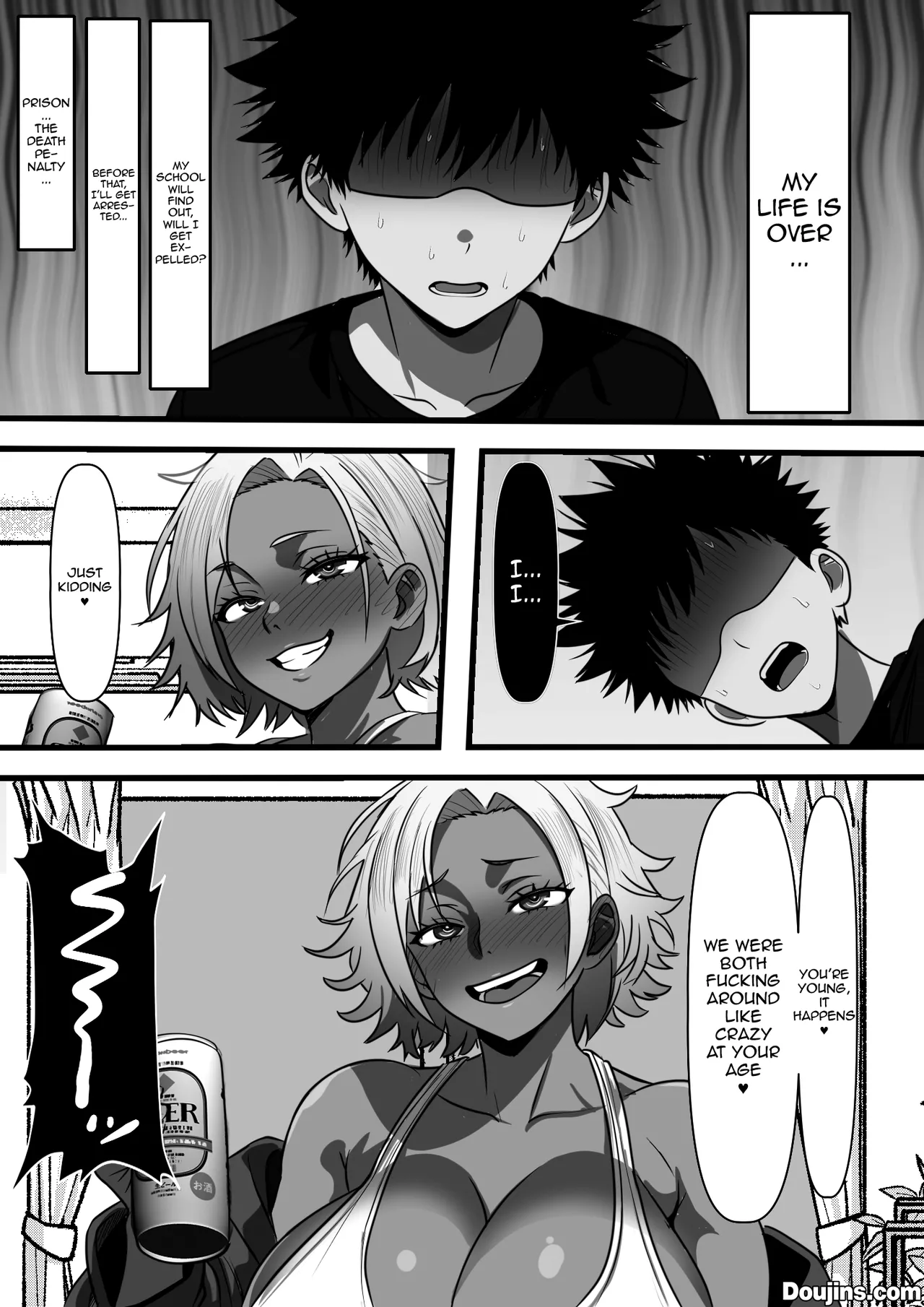 [Furitendou] Mob Danshi datta Ore ga Haha no Kouhai no YanMama o Haramaseru made no Hanashi [English] {Doujins.com} 이미지 번호 20