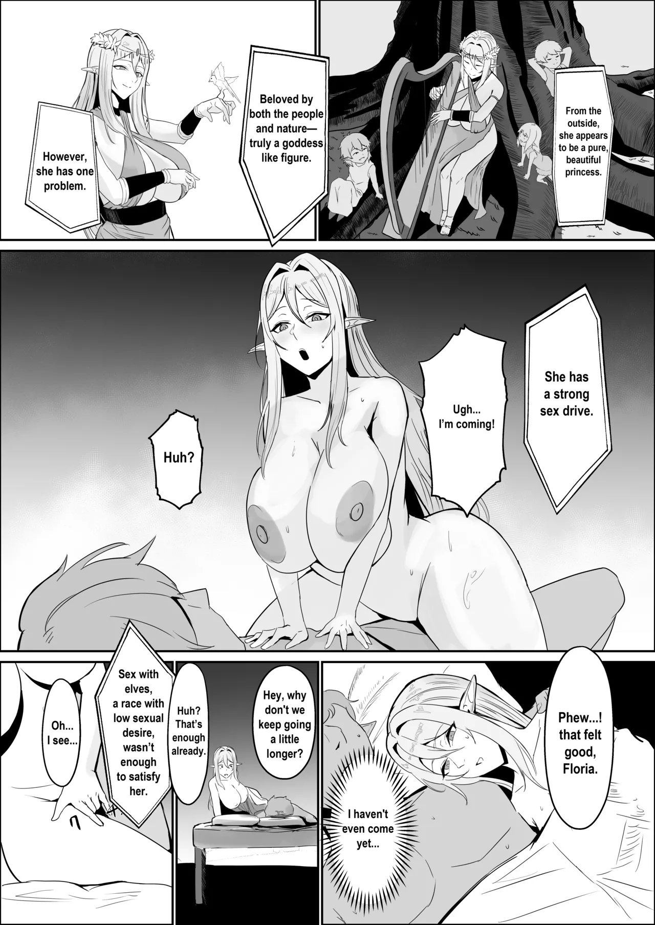 [Mainichi Angel] Torawareta Elf Touzen Seidorei no Kei [English] image number 14