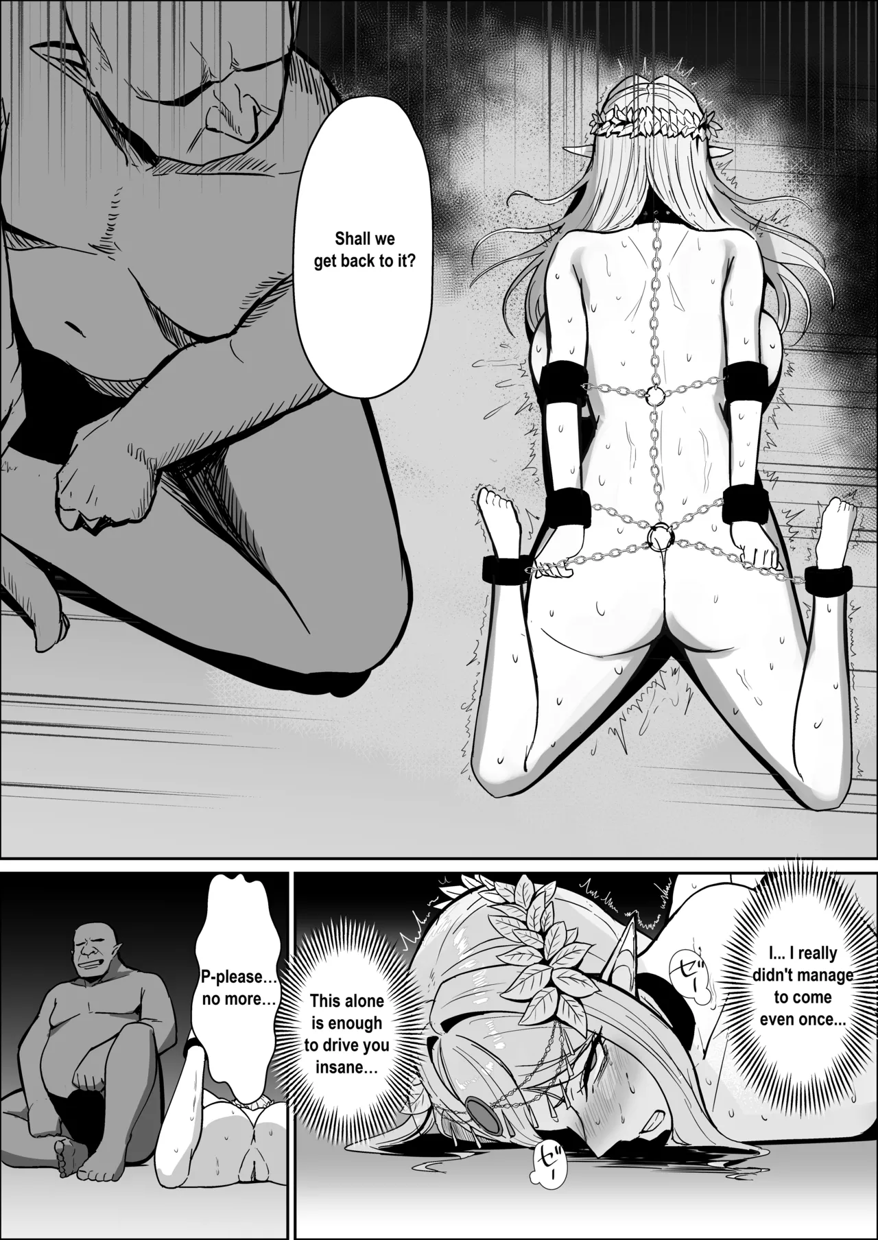 [Mainichi Angel] Torawareta Elf Touzen Seidorei no Kei [English] image number 19