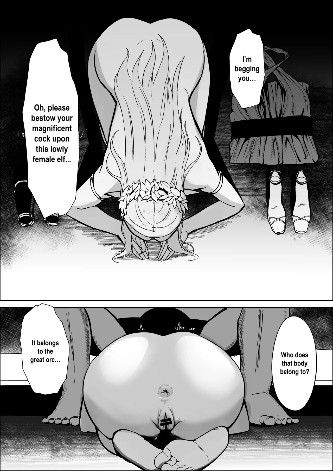 [Mainichi Angel] Torawareta Elf Touzen Seidorei no Kei [English] image number 21