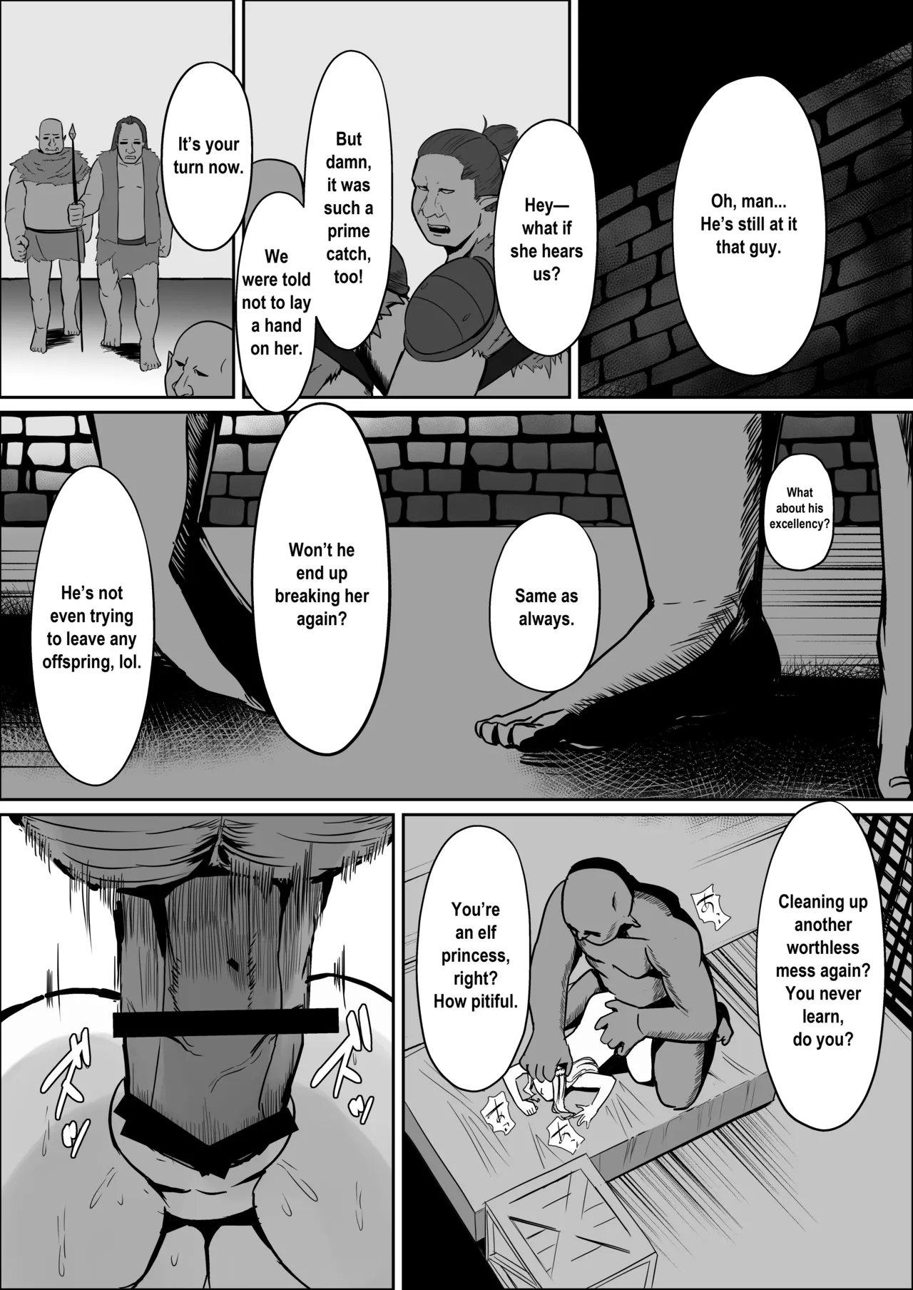 [Mainichi Angel] Torawareta Elf Touzen Seidorei no Kei [English] image number 31